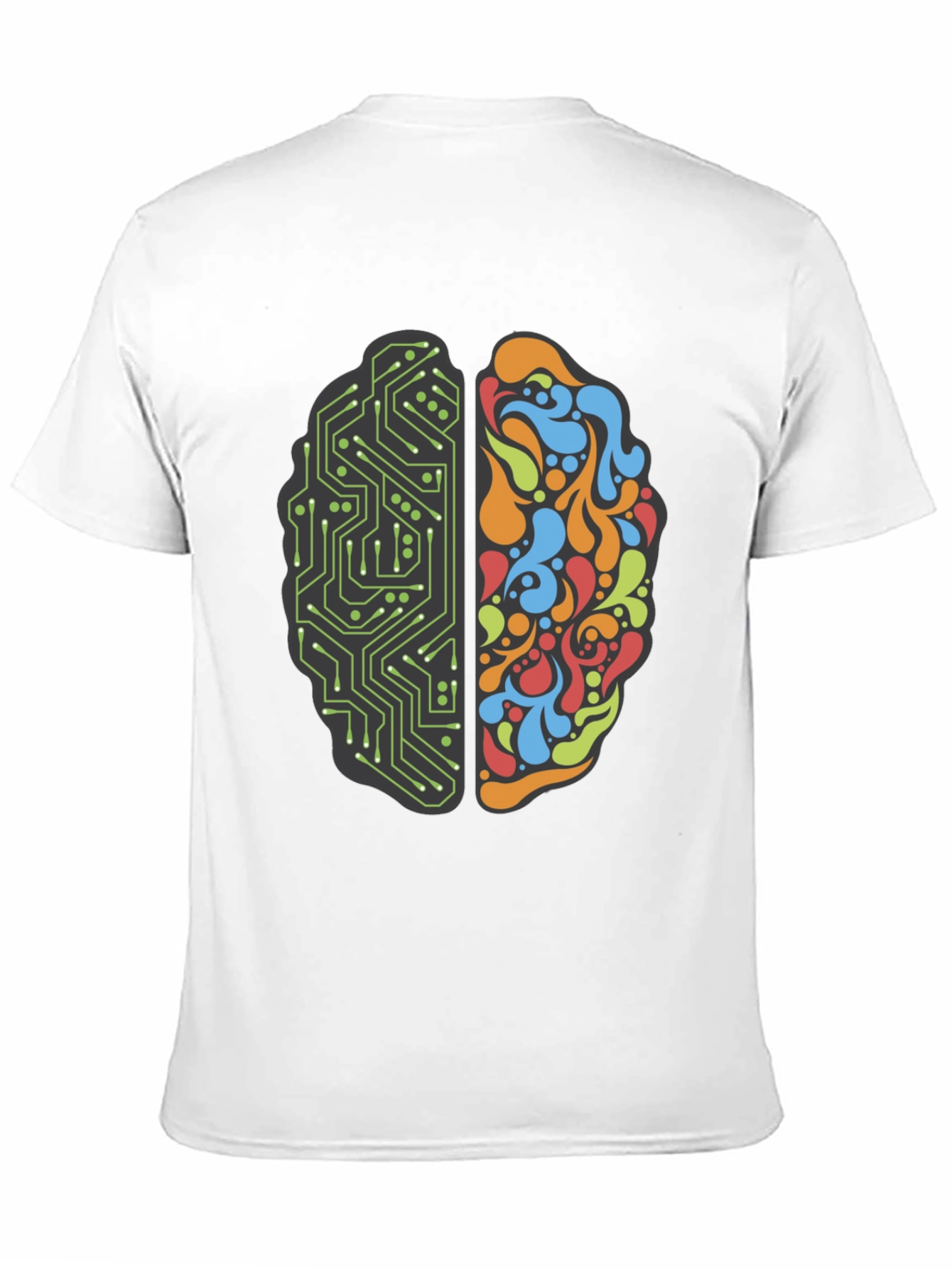 Brain Circuit T-Shirt - Logic & Creativity - 11