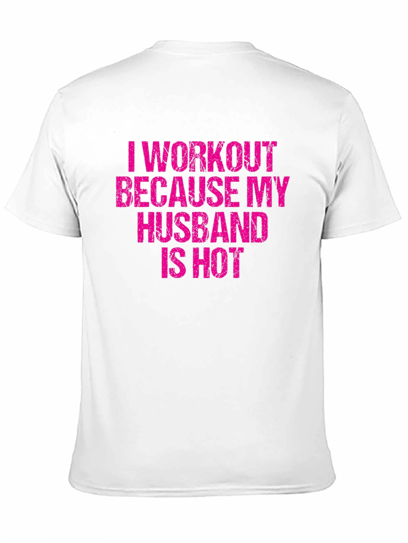 Black Funny Workout Husband Graphic T-Shirt view 11
