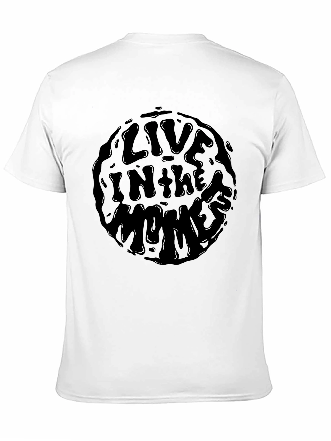 Black Live In The Moment Black Graphic Tee view 11