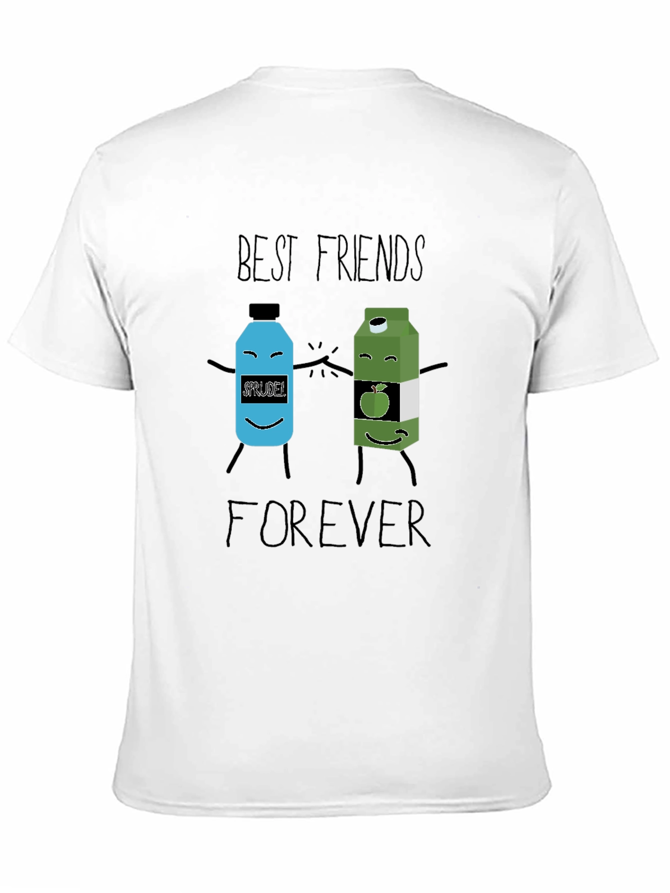 Black Best Friends Forever T-Shirt view 11