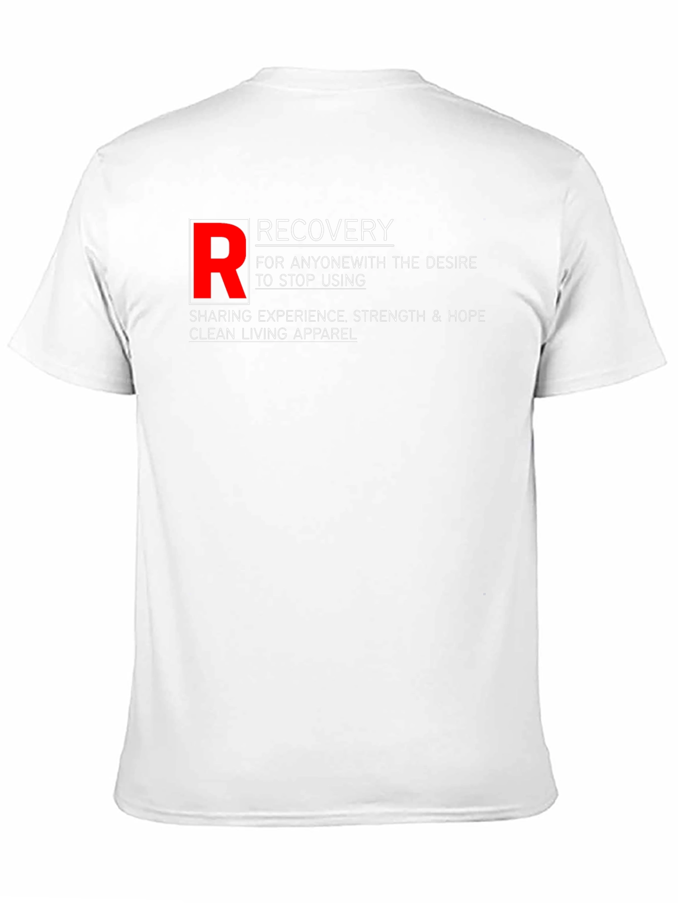 Black Recovery T-Shirt - Clean Living Apparel view 11