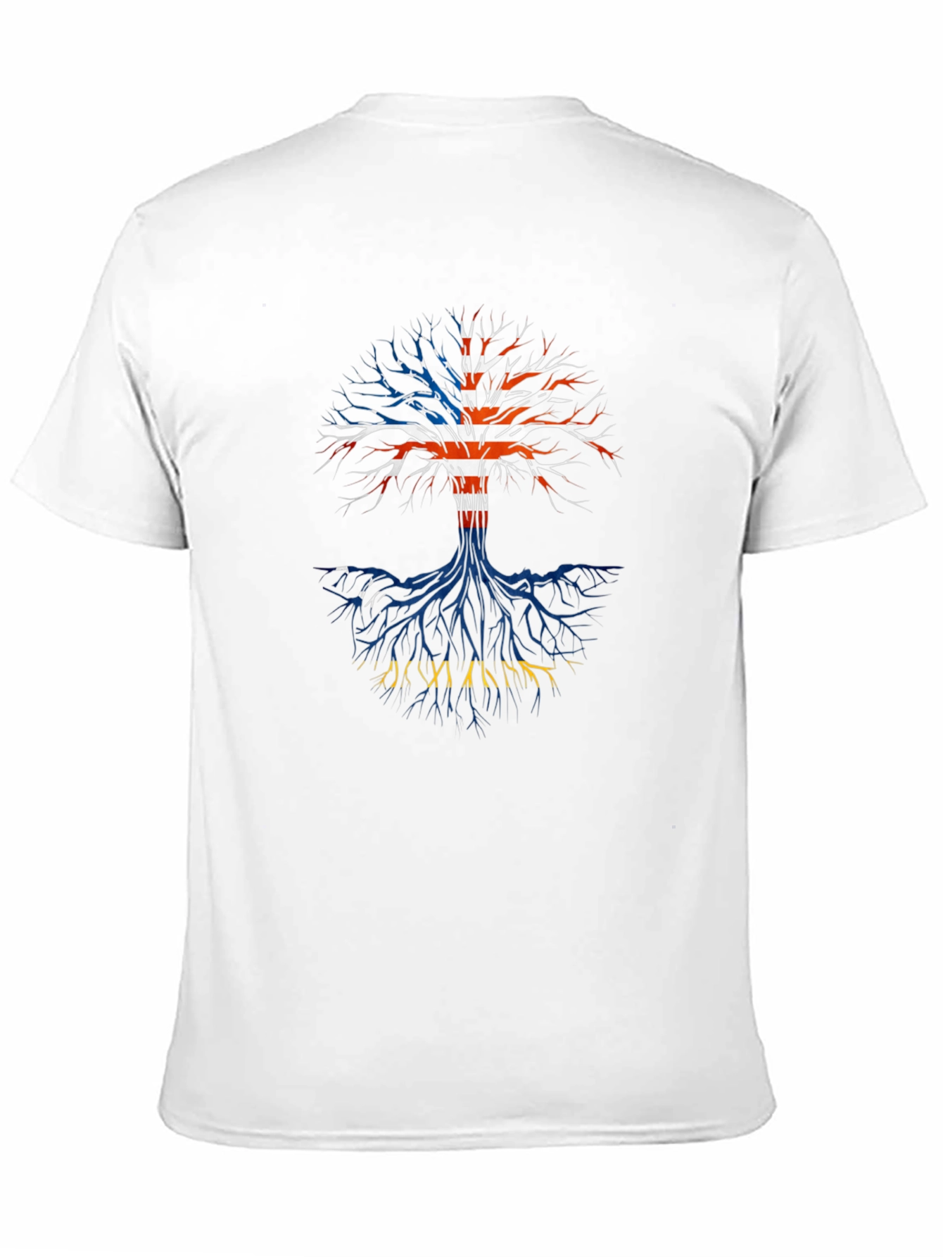 Black Patriotic Tree Graphic Tee view 11