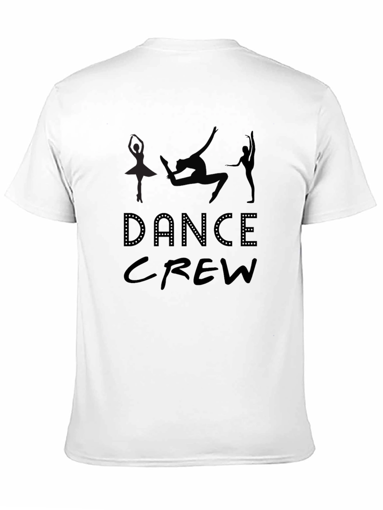Black Dance Crew Graphic Tee - Black view 11