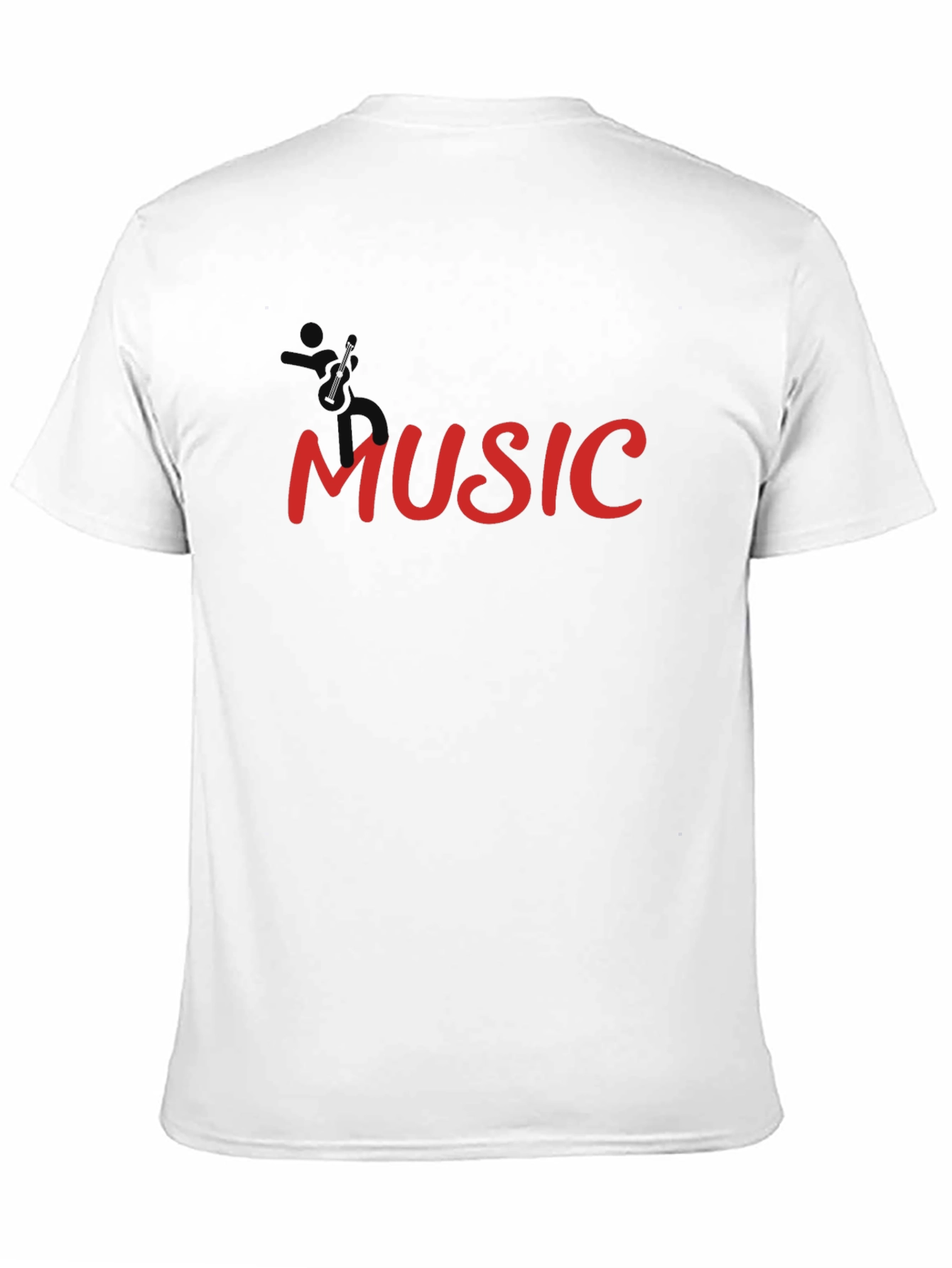 Black Music Graphic Black T-Shirt view 11