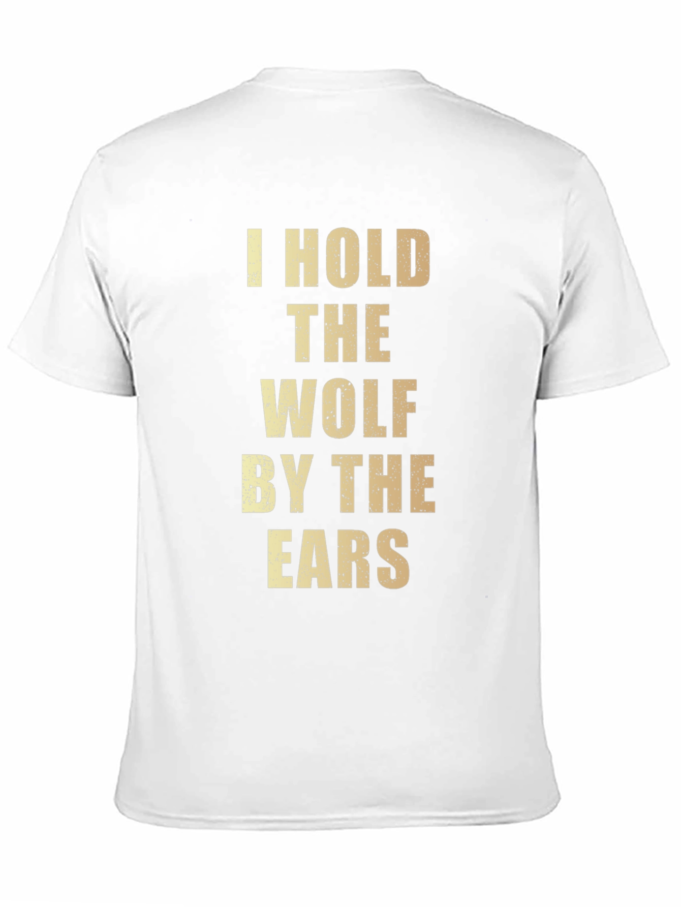 Black I Hold The Wolf By The Ears Graphic T-Shirt view 11