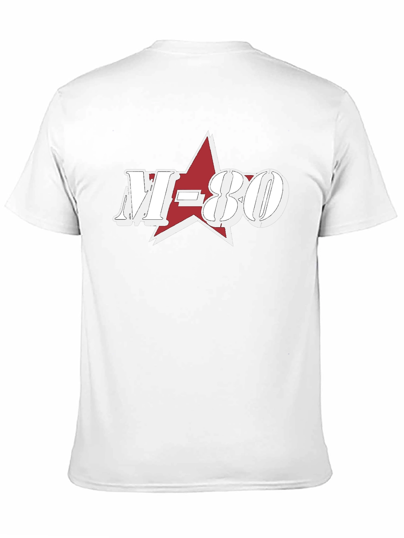 Black M-80 Star Graphic Black T-Shirt view 11