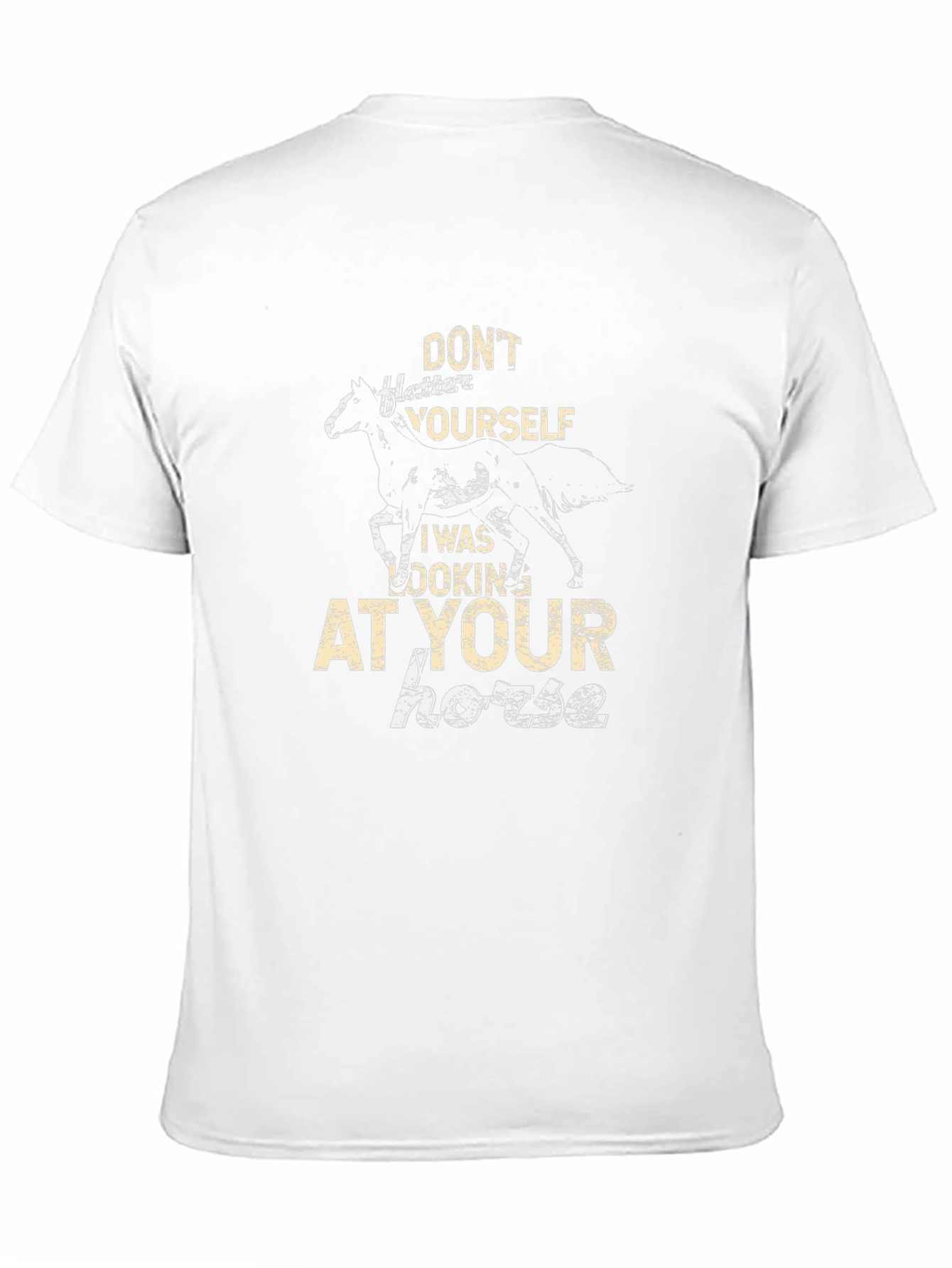 Black Horse Lover T-Shirt: Don't Flatter Yourself view 11