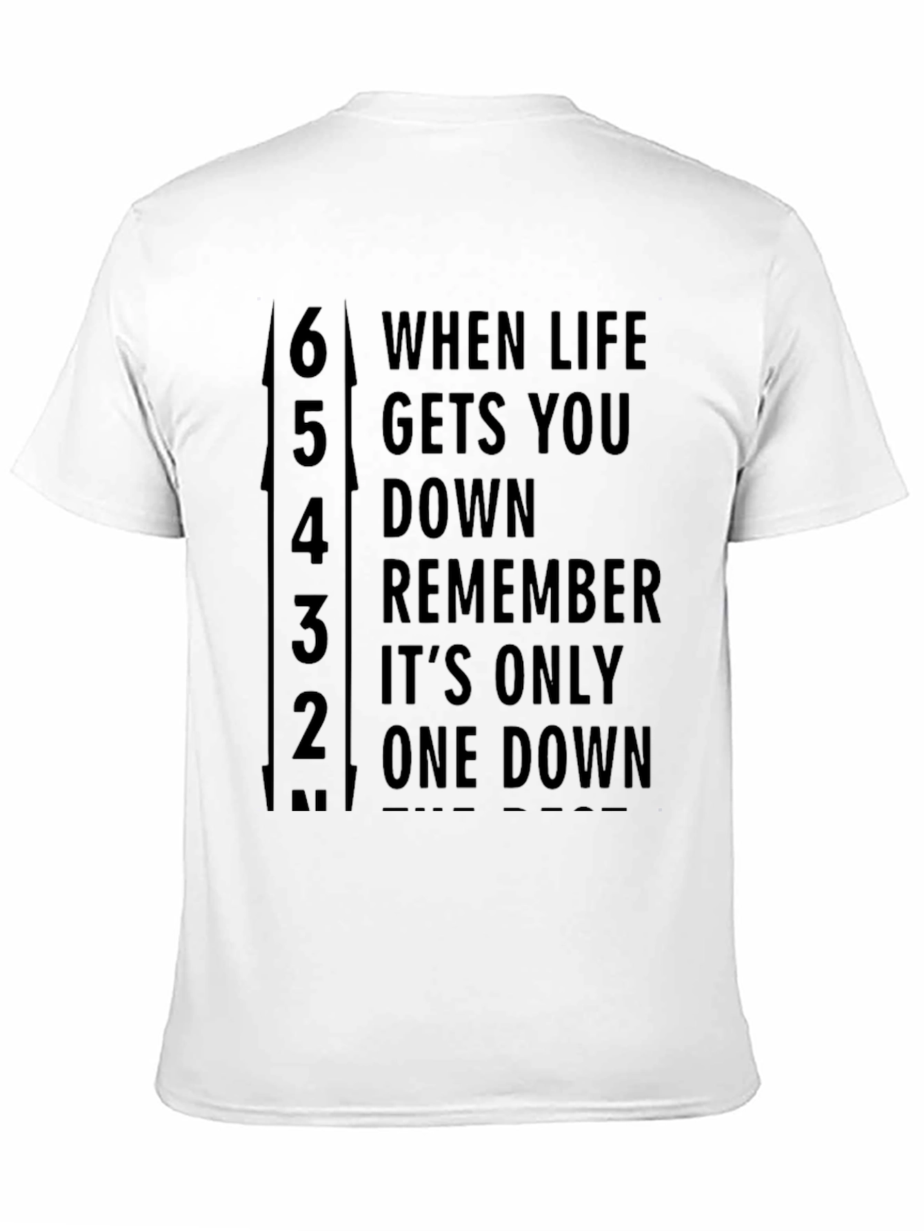 Black Gear Shift Life T-Shirt - When Life Gets You Down view 11