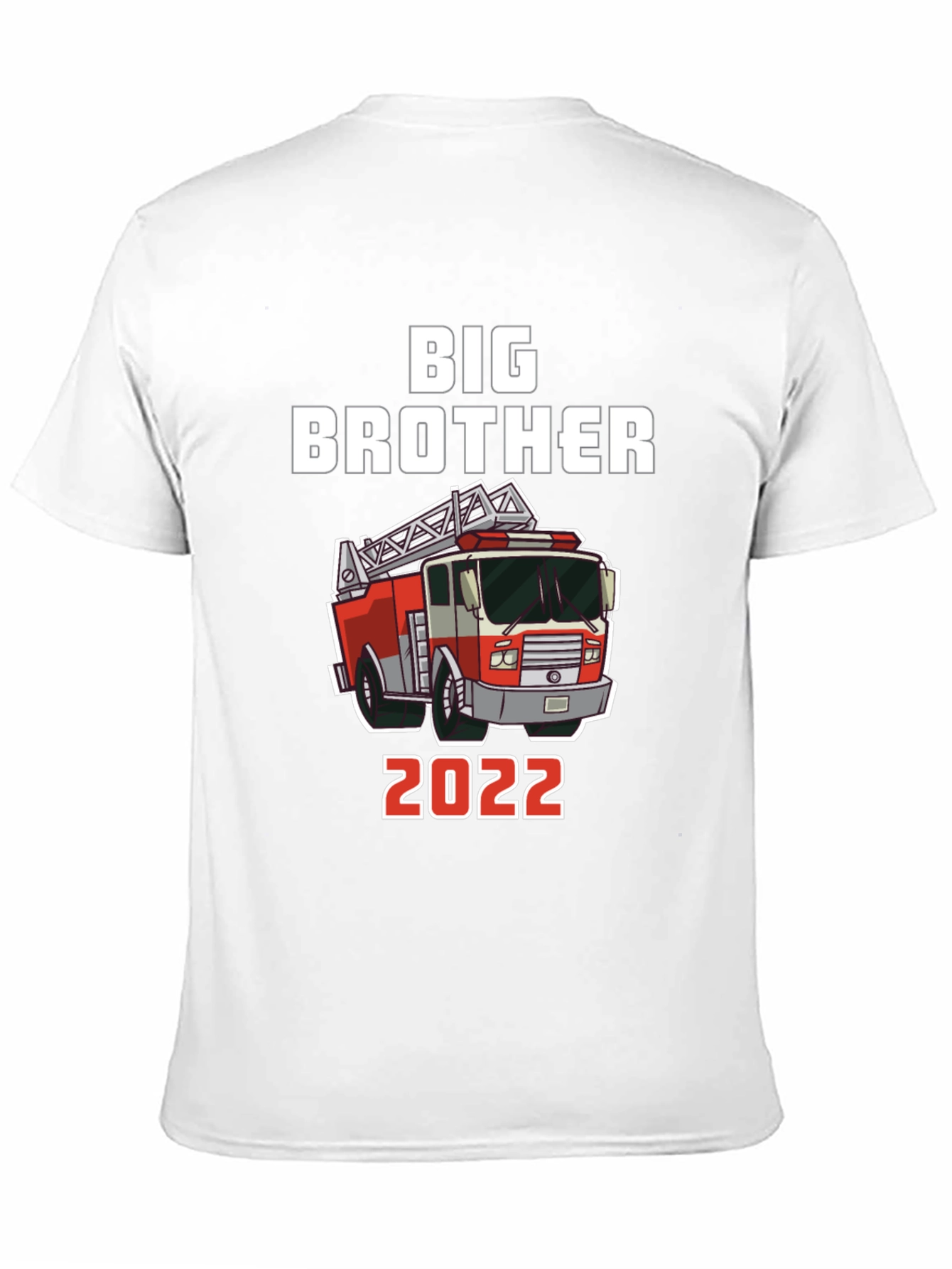 Black Big Brother Fire Truck 2022 T-Shirt view 11