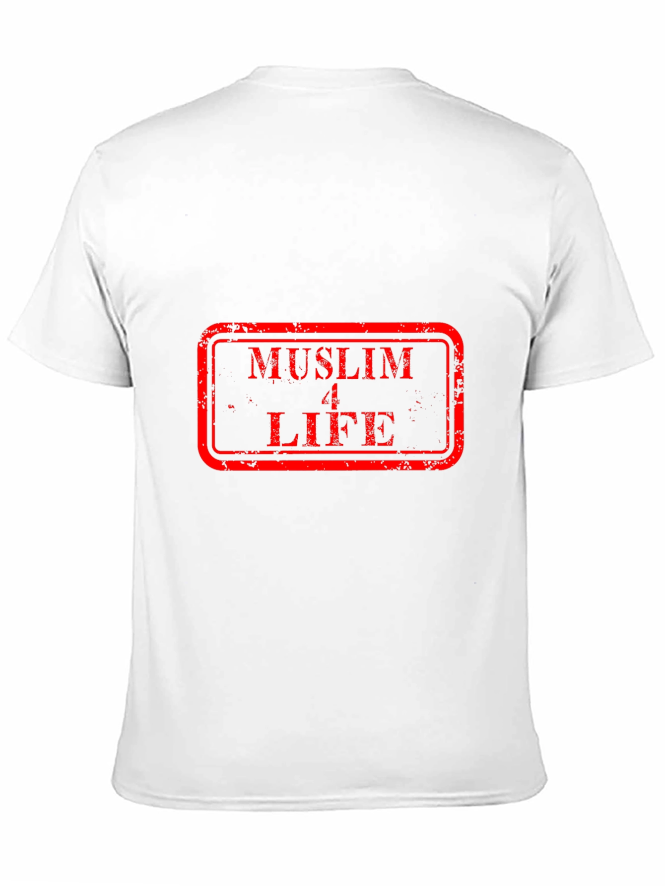 Black Muslim 4 Life Graphic Tee - Black Cotton T-Shirt view 11