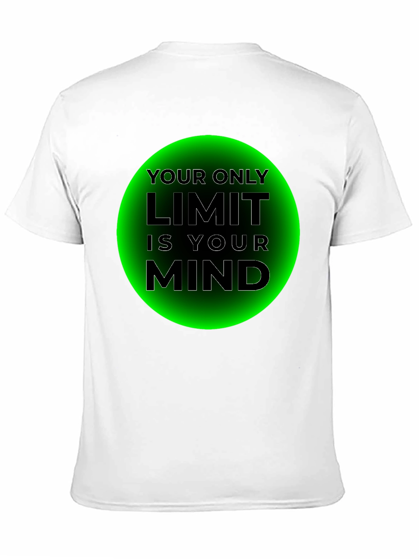 Black Limit is Your Mind Graphic T-Shirt view 11