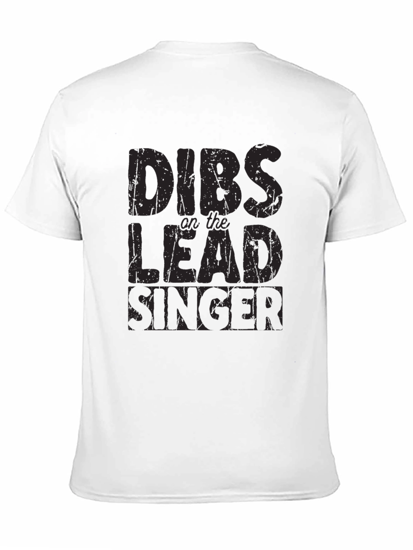 Black Dibs on the Lead Singer T-Shirt - Black Graphic Tee view 11