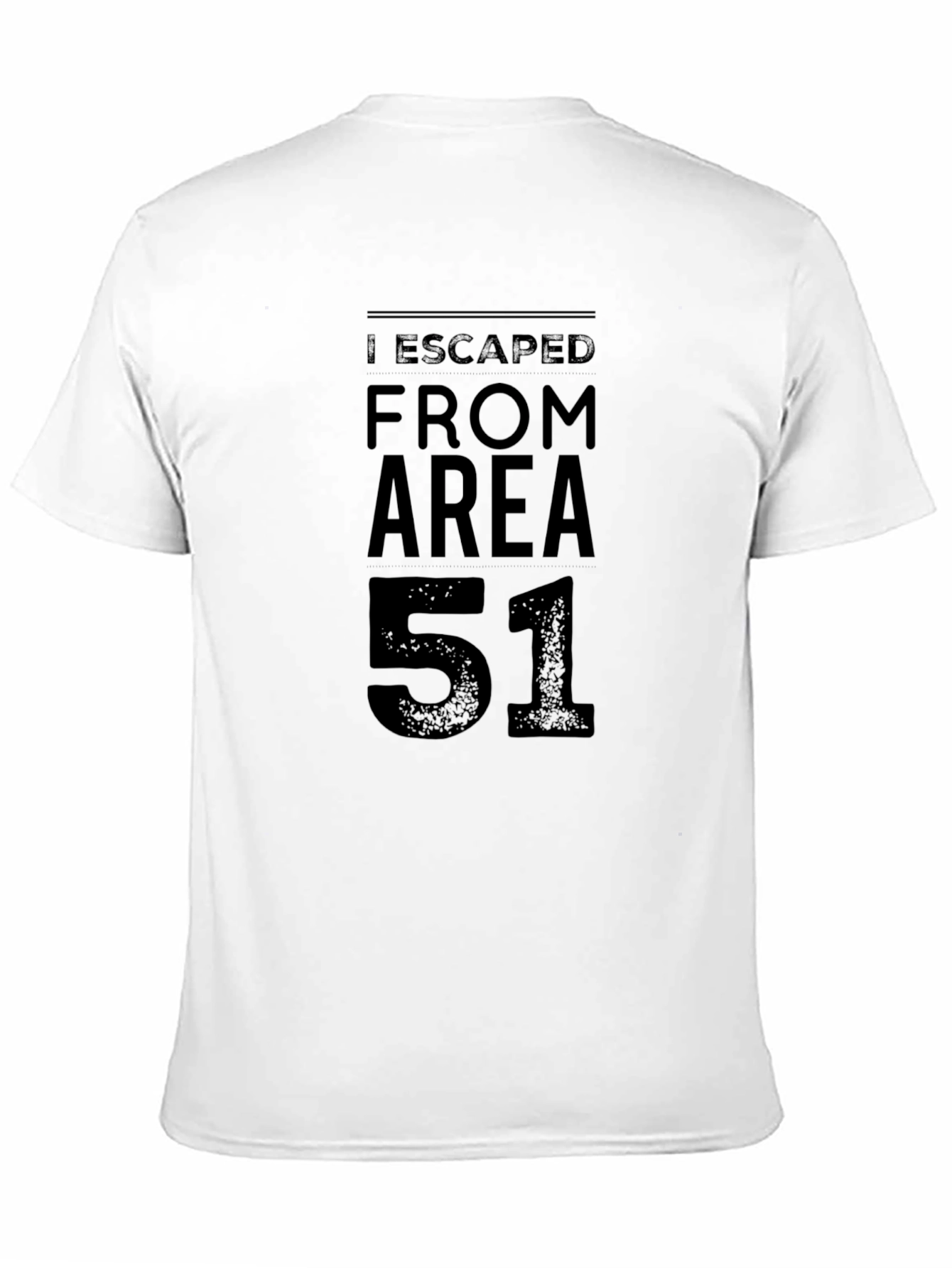 Black Area 51 Escapee Black Graphic Tee view 11