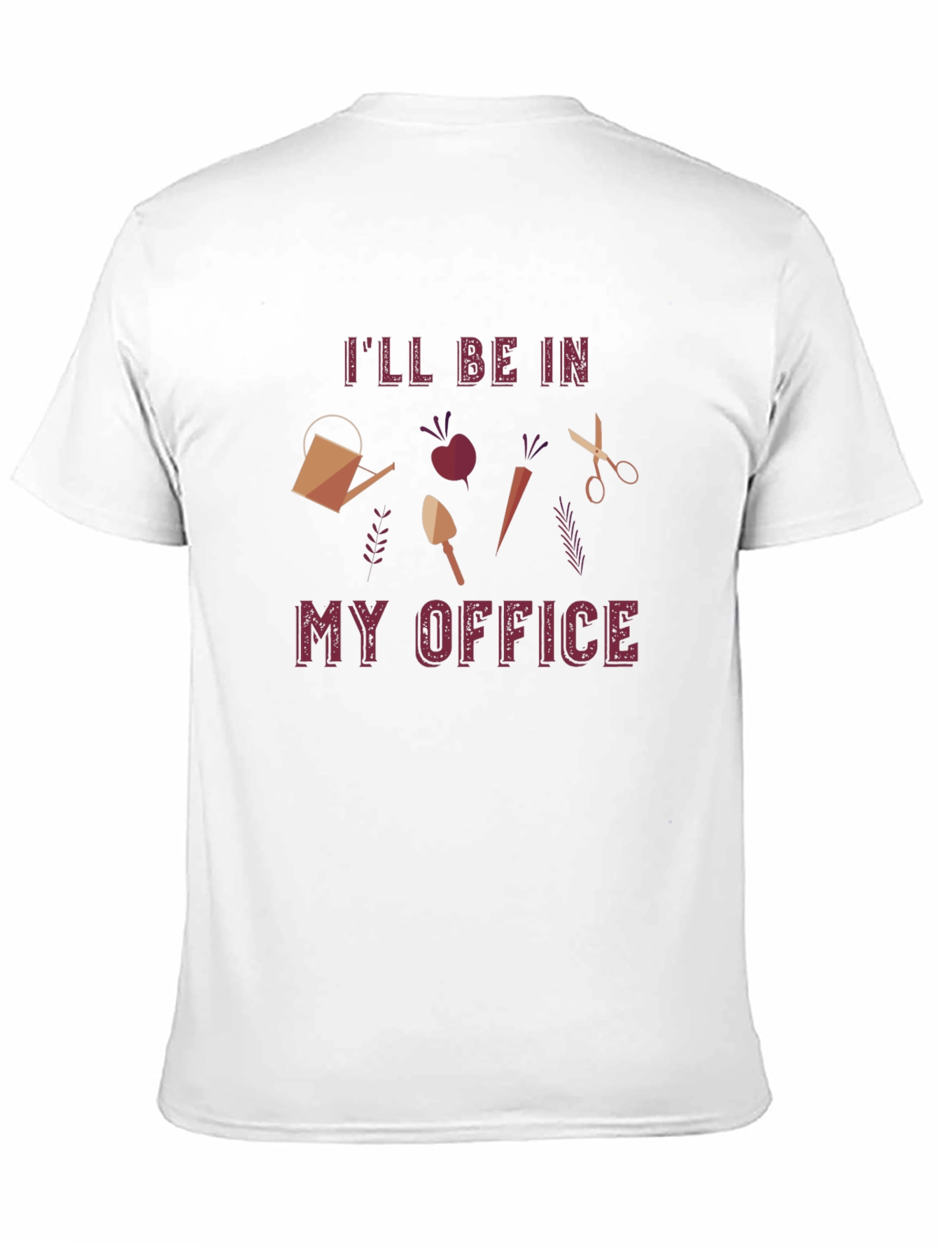 Black Gardening T-Shirt: My Office view 11