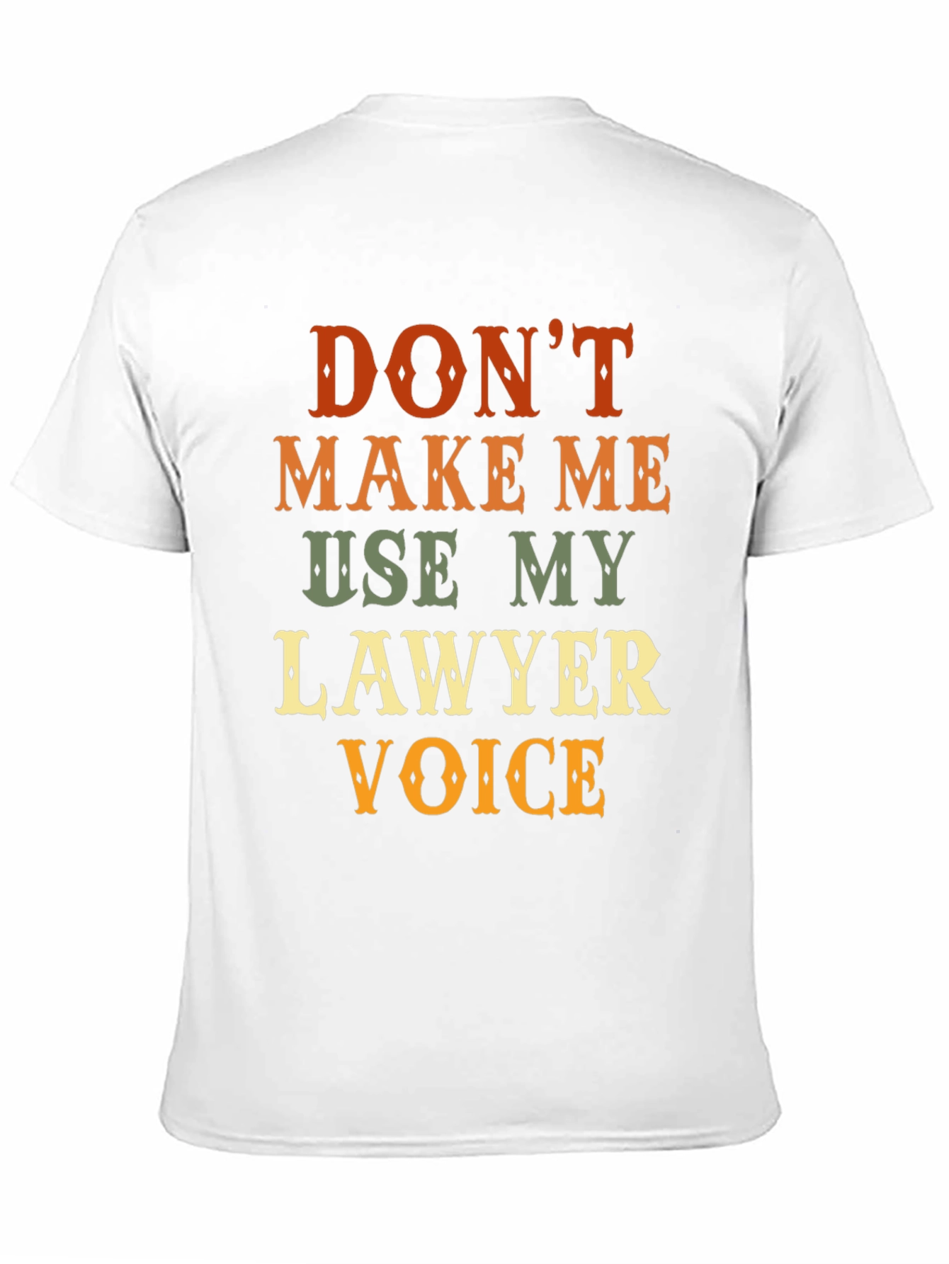 Black Lawyer Voice Novelty Graphic T-Shirt view 11