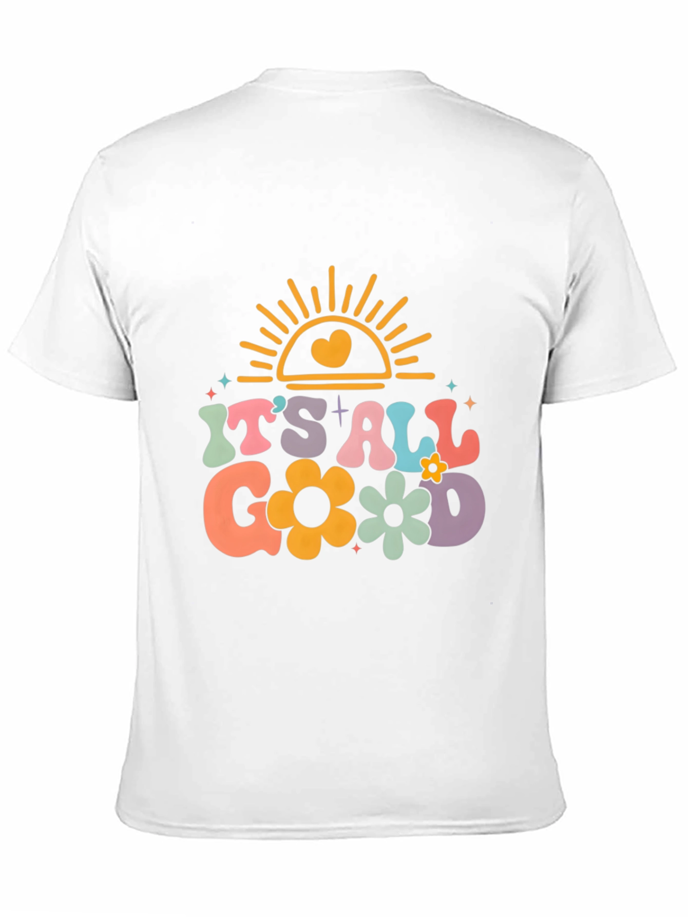Black It's All Good Graphic Tee - Retro Style view 11