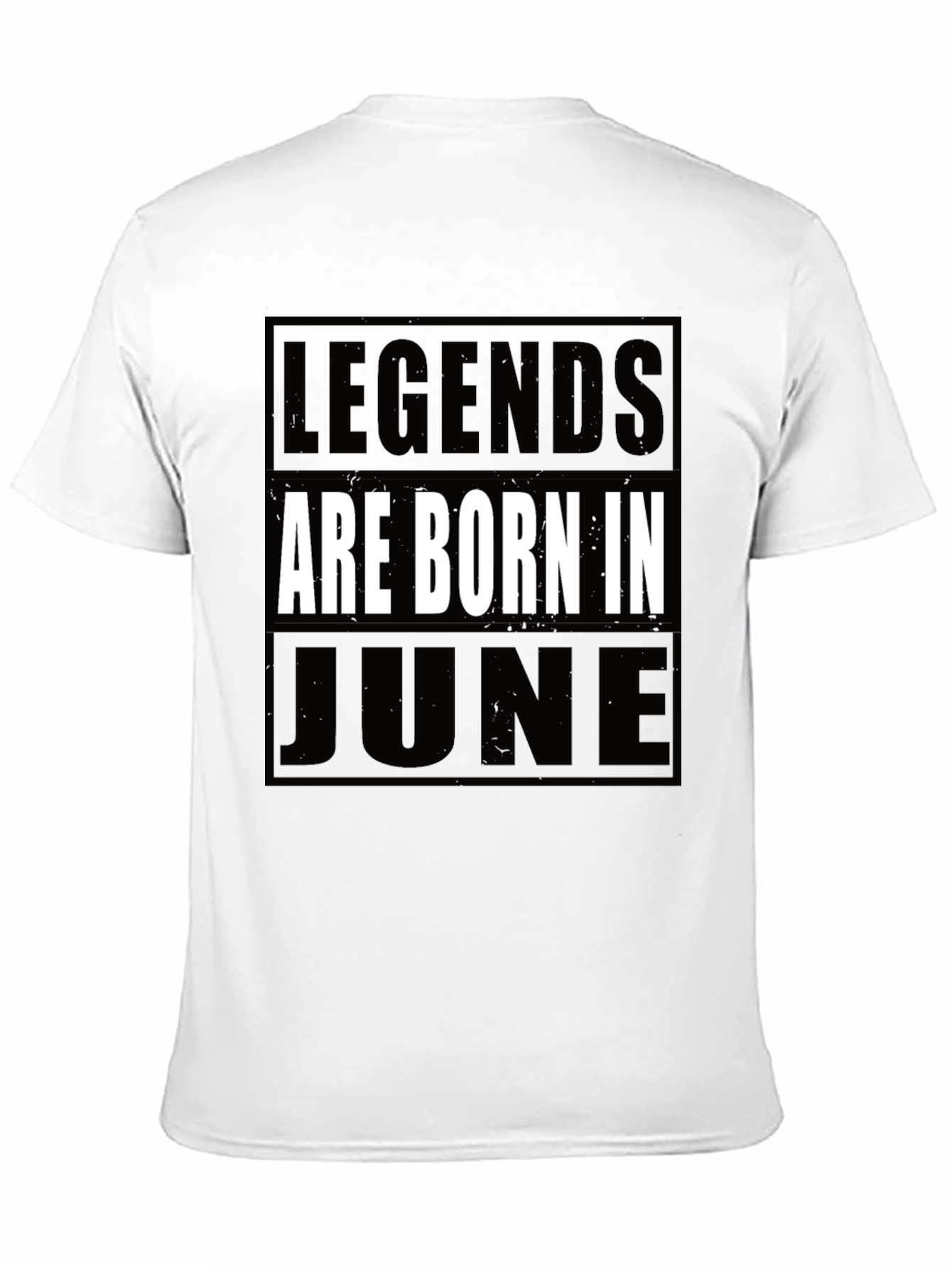 Black Legends Are Born In June T-Shirt view 11