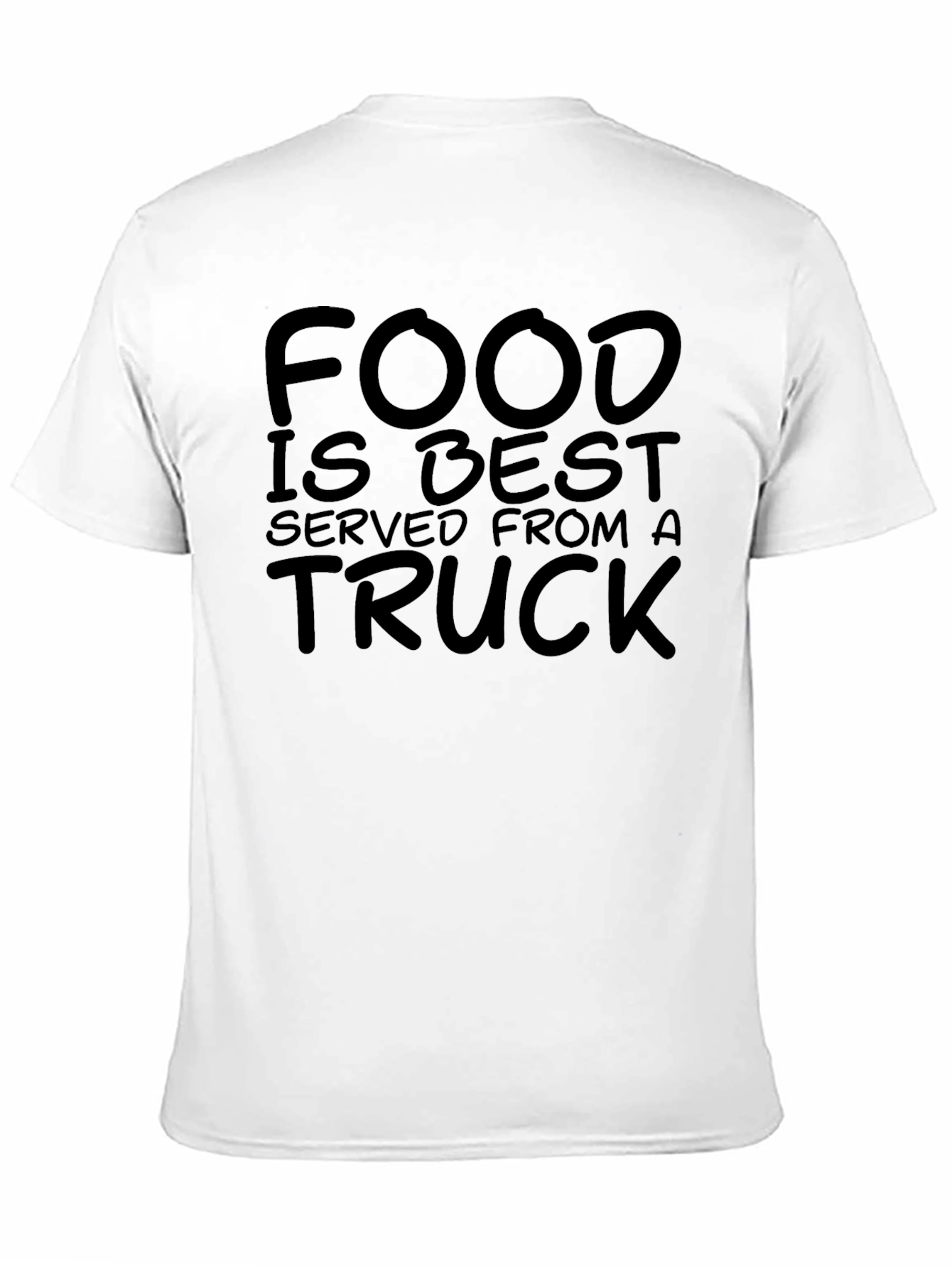 Black Food Truck Lover Black Cotton Tee view 11