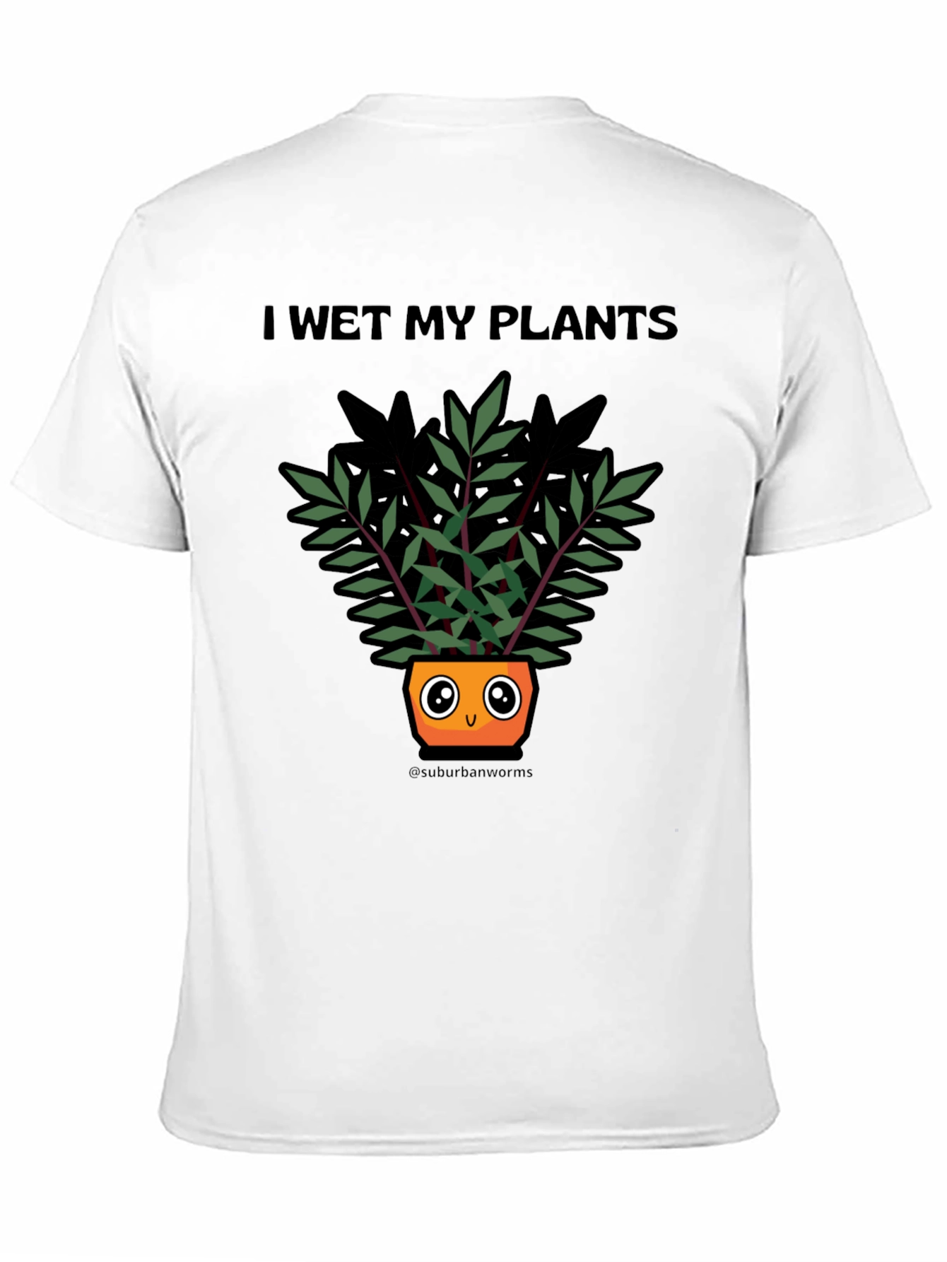 Black I Wet My Plants T-Shirt Funny Plant Lover Tee view 11