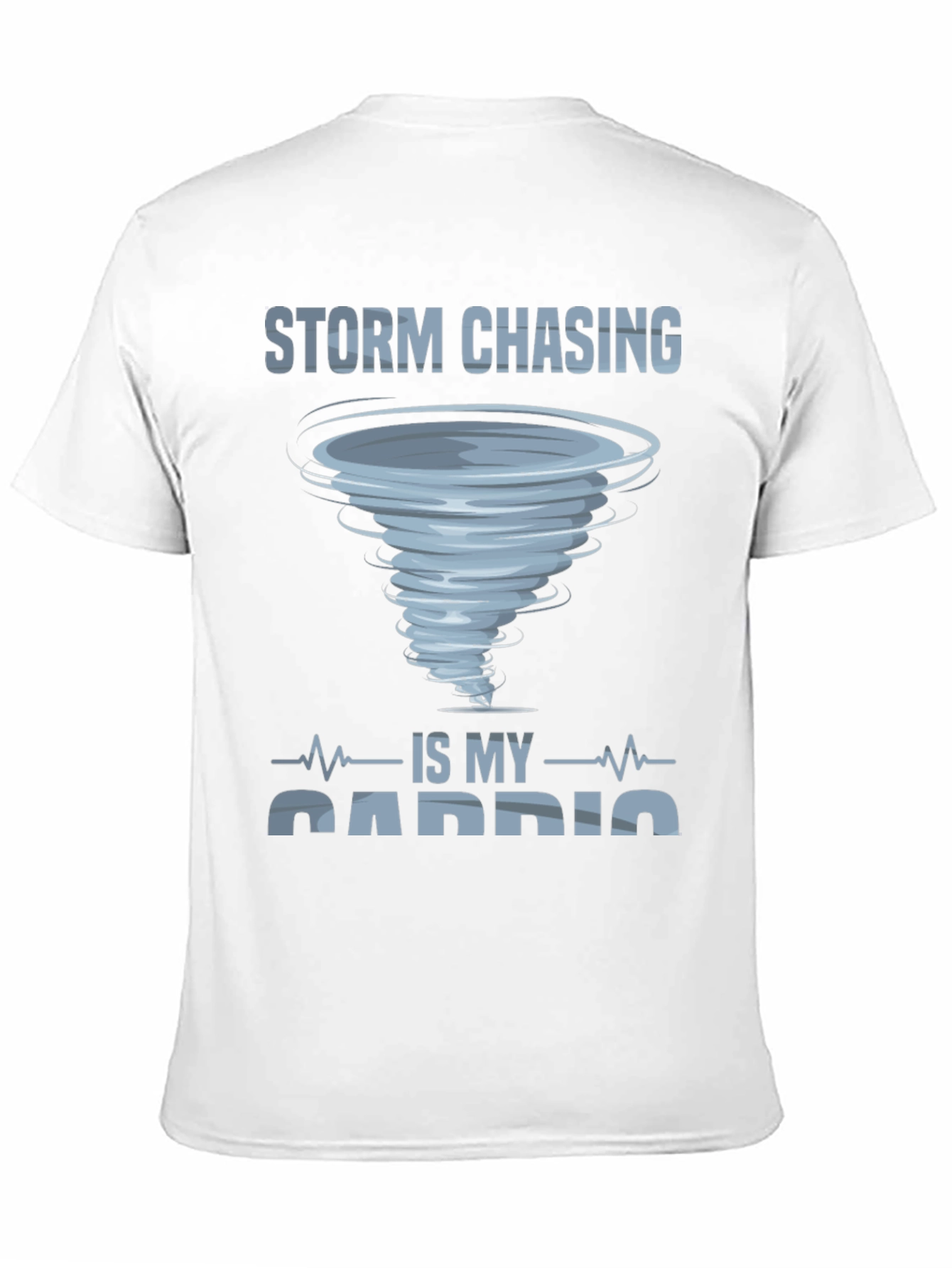 Black Storm Chasing Cardio Graphic T-Shirt view 11