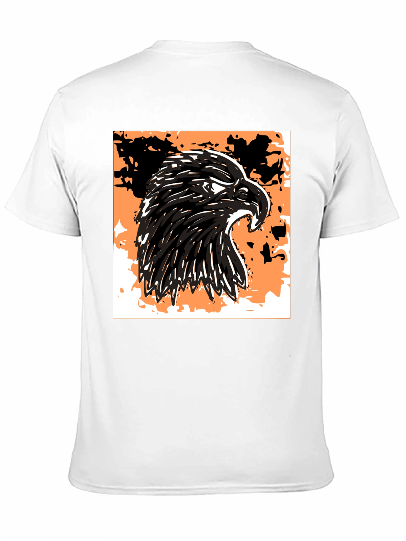 Black Eagle Graphic T-Shirt - Bold Black Design view 11