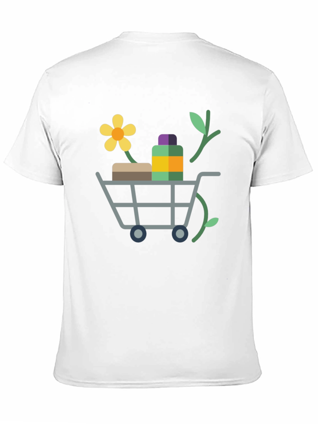 Eco-Friendly Shopping Cart Graphic Tee - 11