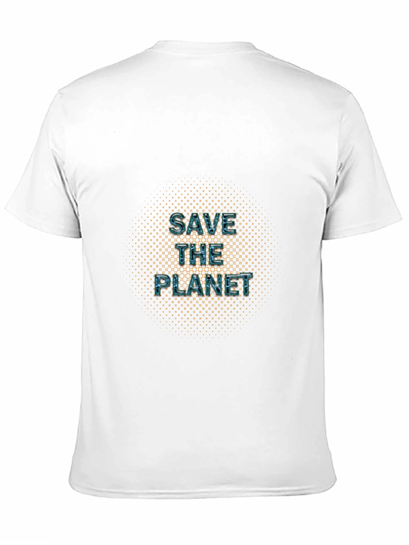Black Save The Planet Graphic Tee - Black Cotton Blend view 11