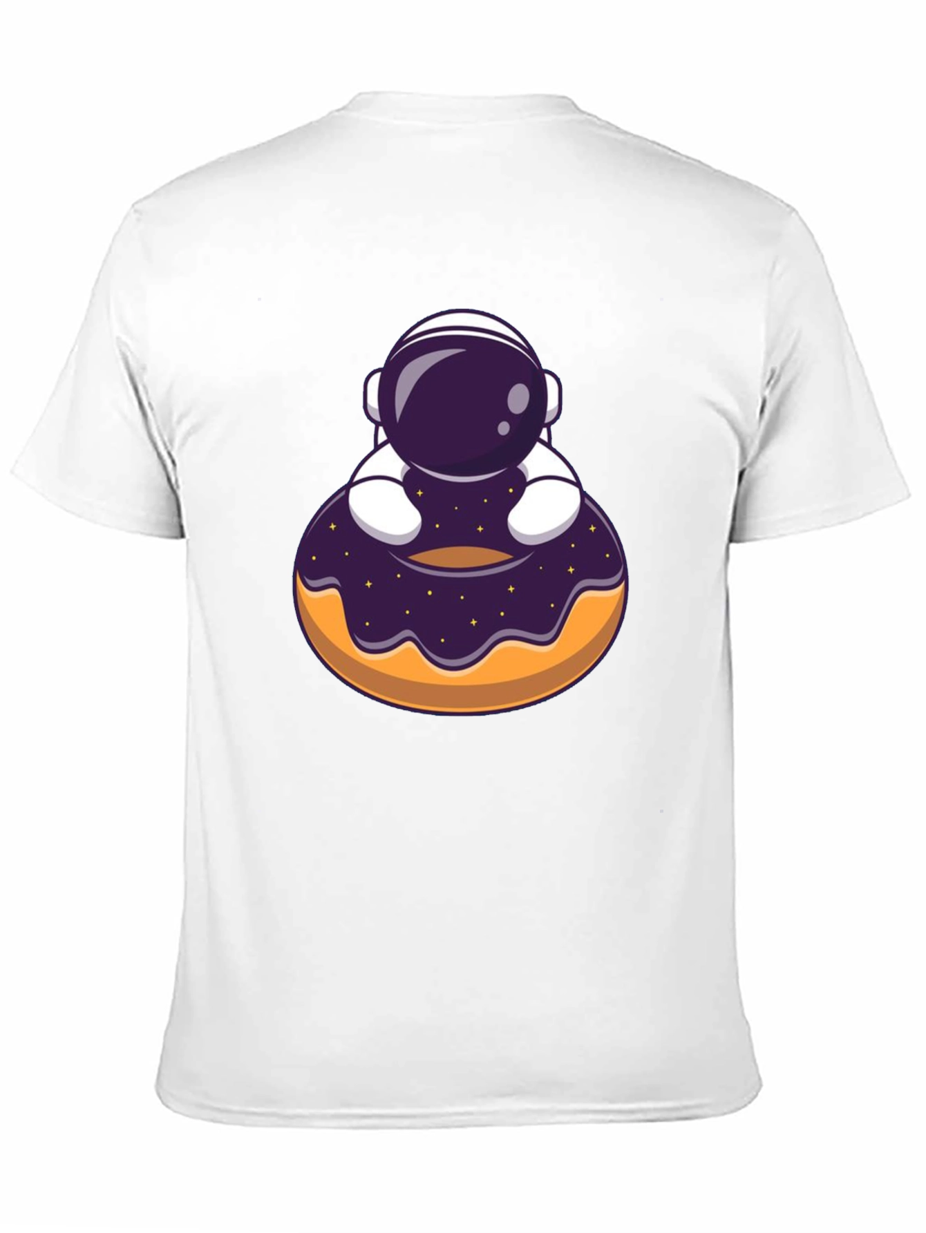 Black Astronaut Donut T-Shirt - Space Lover Tee view 11