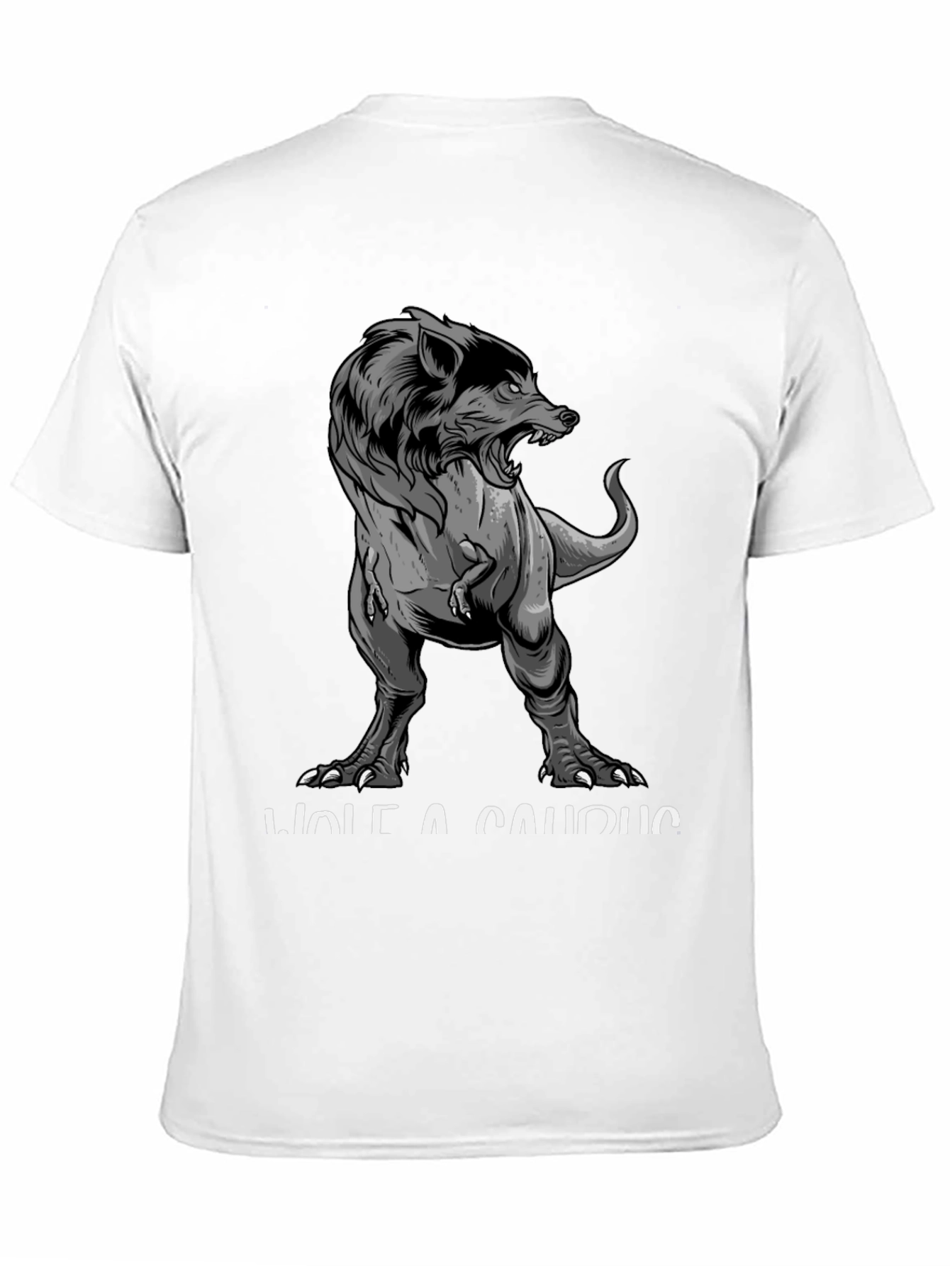 Black Wolf A Saurus Black Graphic Tee view 11