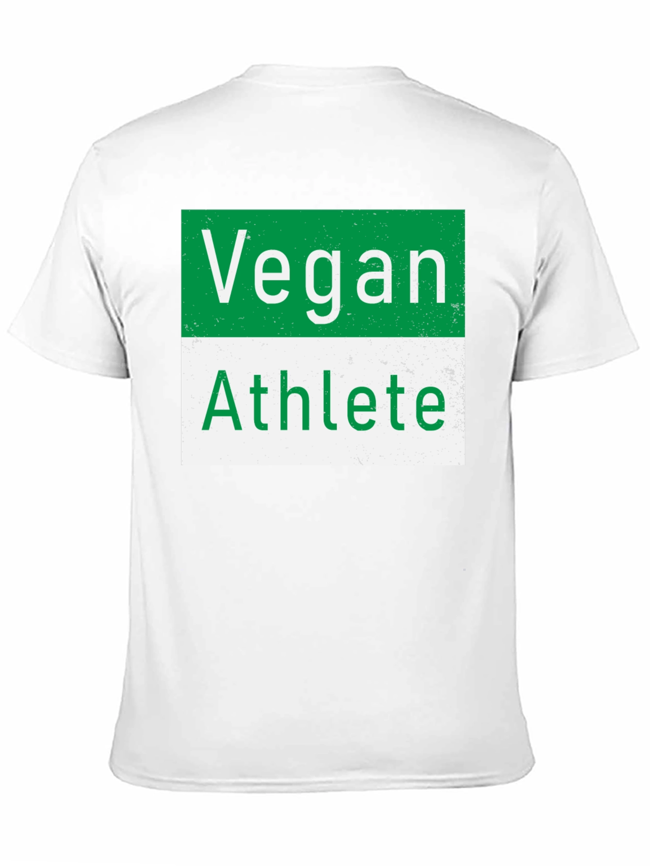 Black Vegan Athlete T-Shirt - Unisex Black Tee view 11