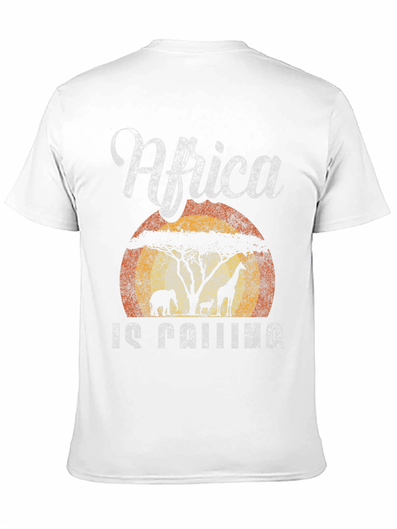 Black Africa Is Calling T-Shirt Safari Design view 11