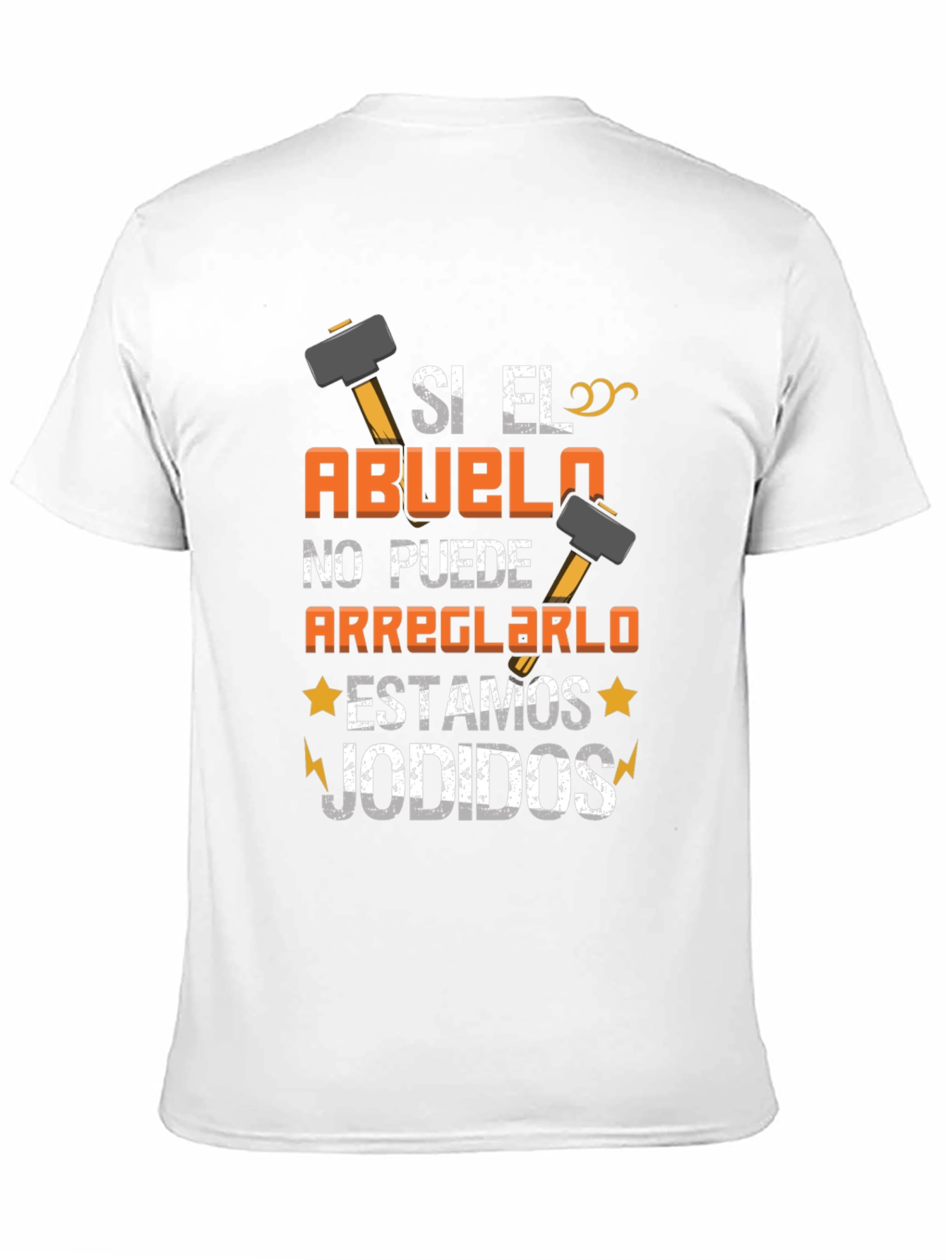 Black Si El Abuelo T-Shirt: Funny Grandpa Fix-It Tee view 11