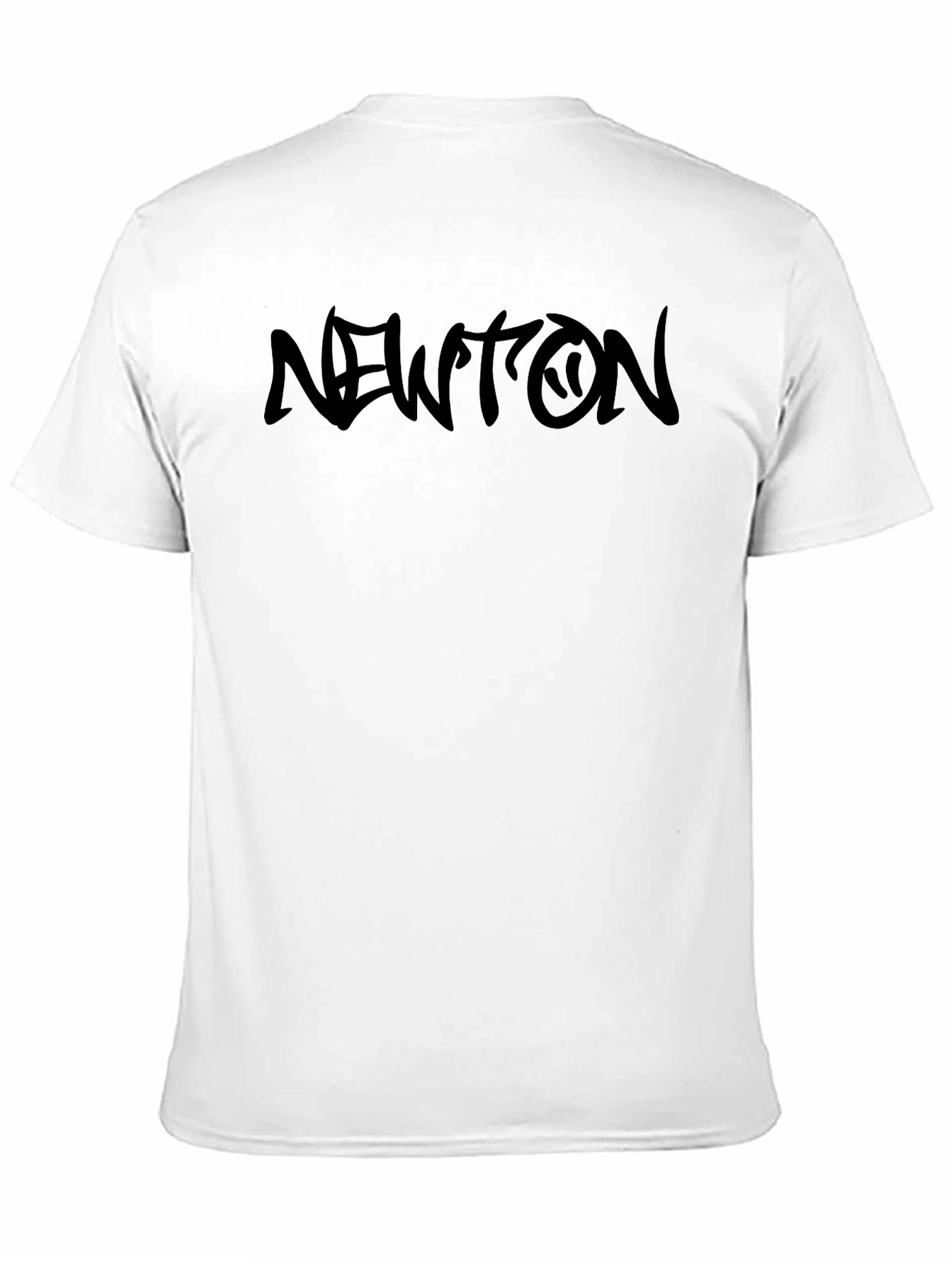 Black Men's Black 'Newton' Graphic T-Shirt view 11