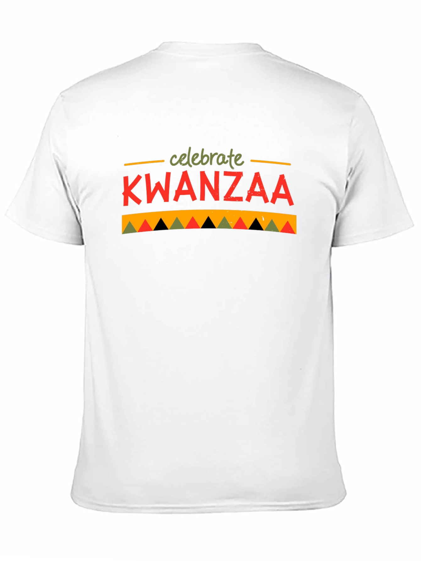 Black Celebrate Kwanzaa Black T-Shirt view 11