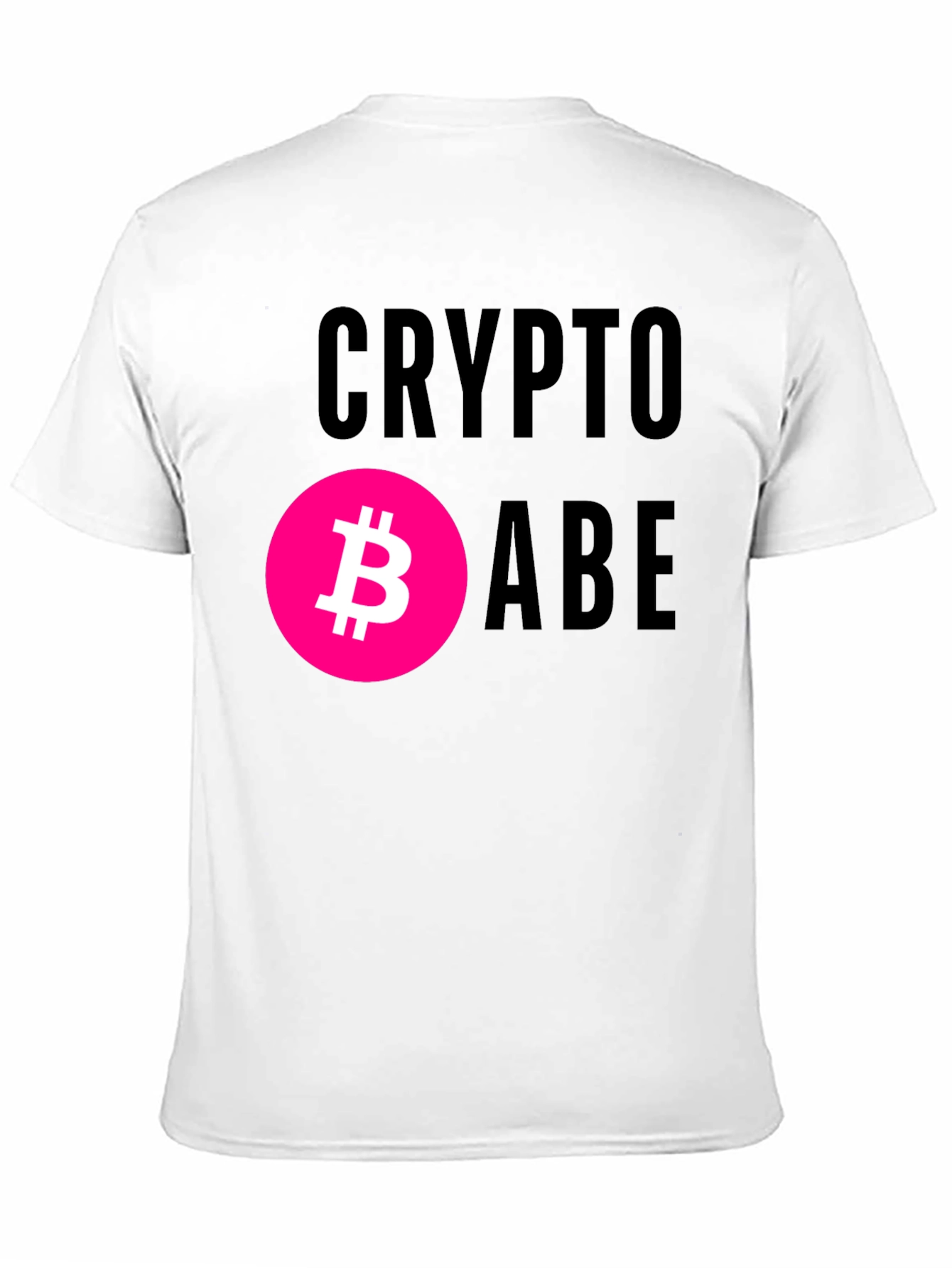 Black Crypto Babe Bitcoin T-Shirt view 11