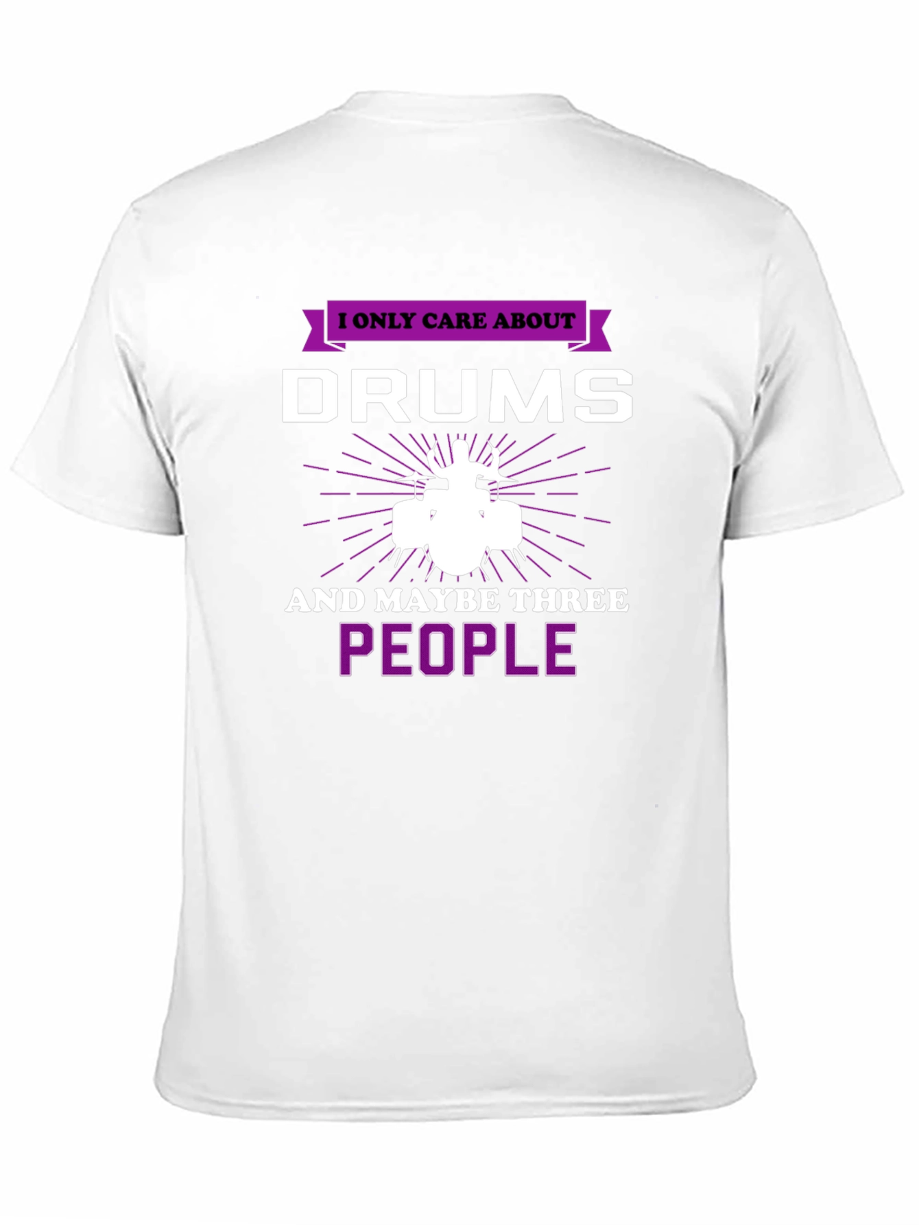 Black Drums & Three People Graphic Tee view 11