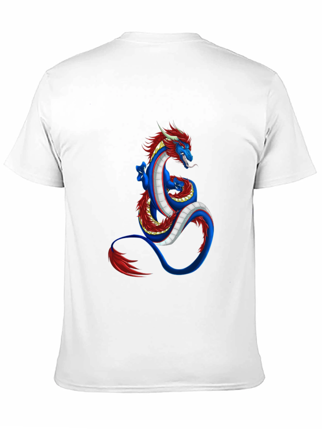 Black Dragon Graphic Tee - Black Cotton Blend view 11