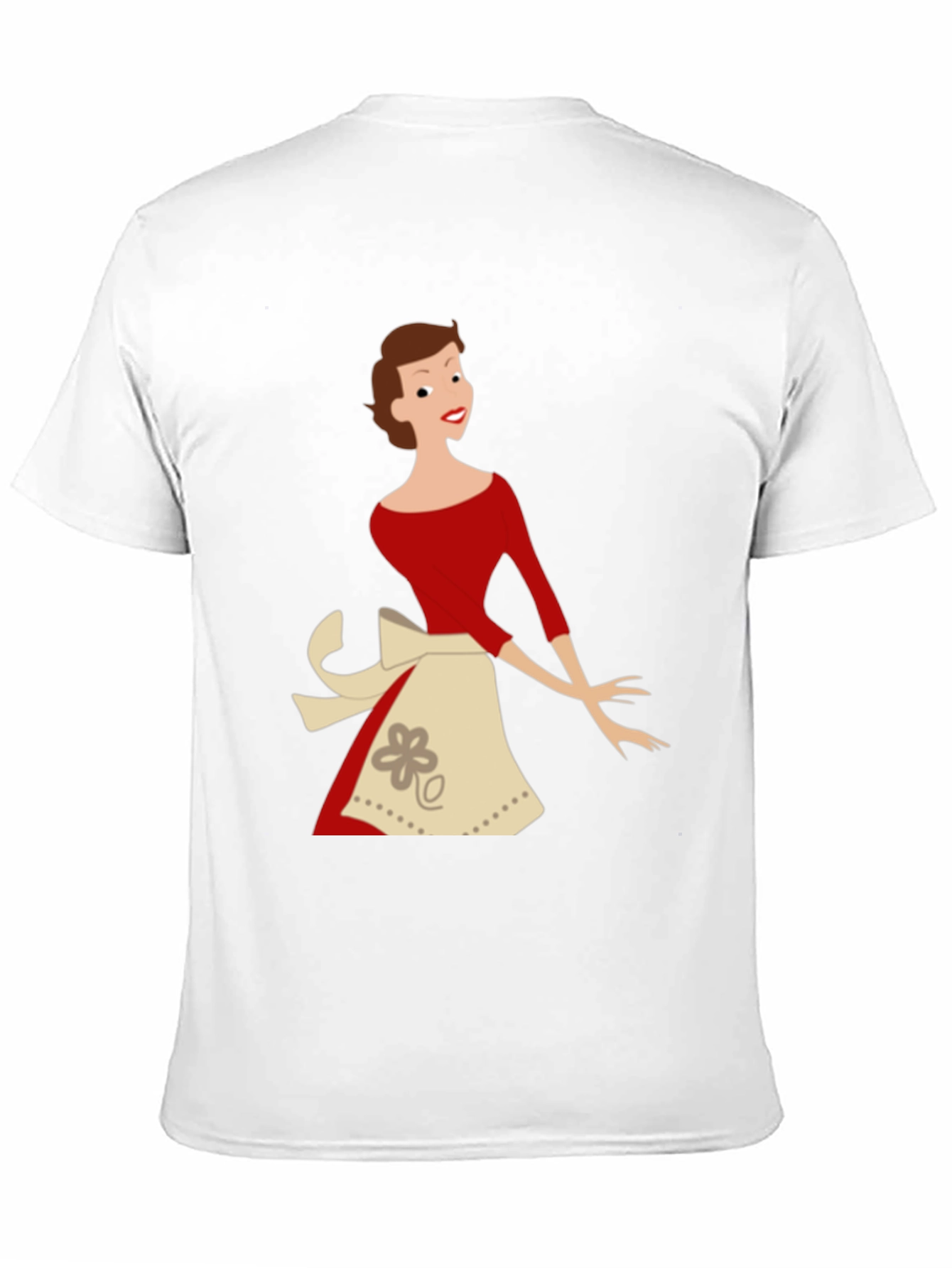 Black Retro Housewife T-Shirt - Black view 11