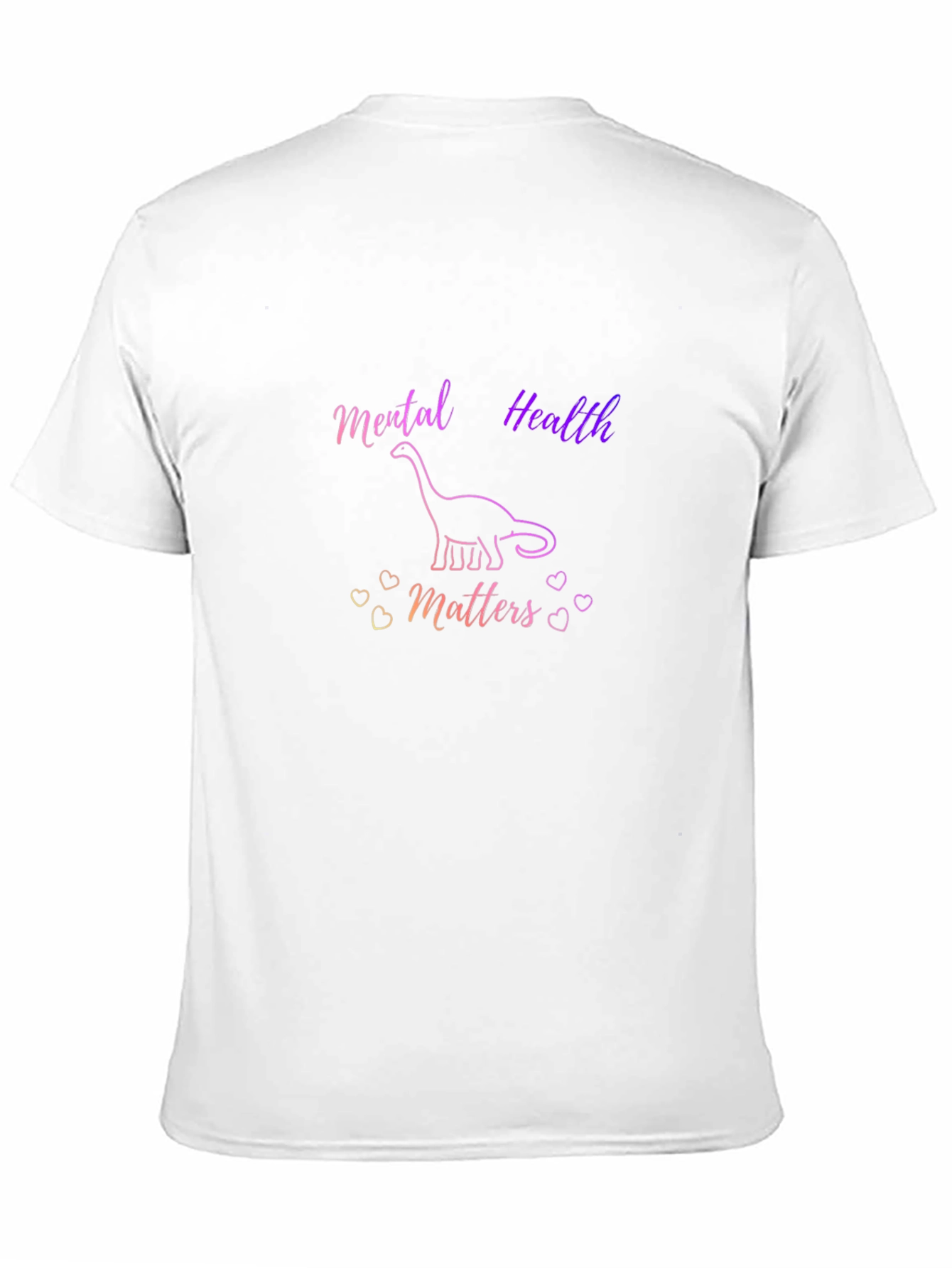 Black Mental Health Matters Dinosaur Graphic T-Shirt view 11