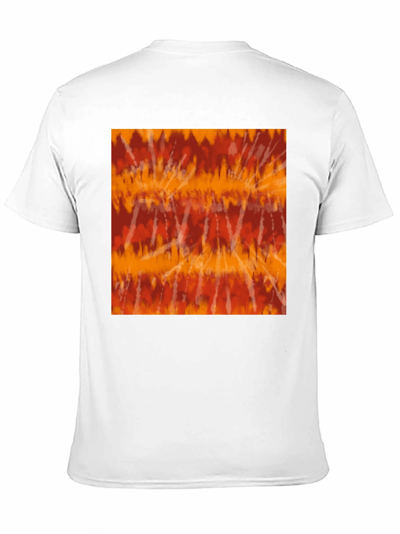 Black Retro Tie-Dye Graphic Tee - Casual Black T-Shirt view 11