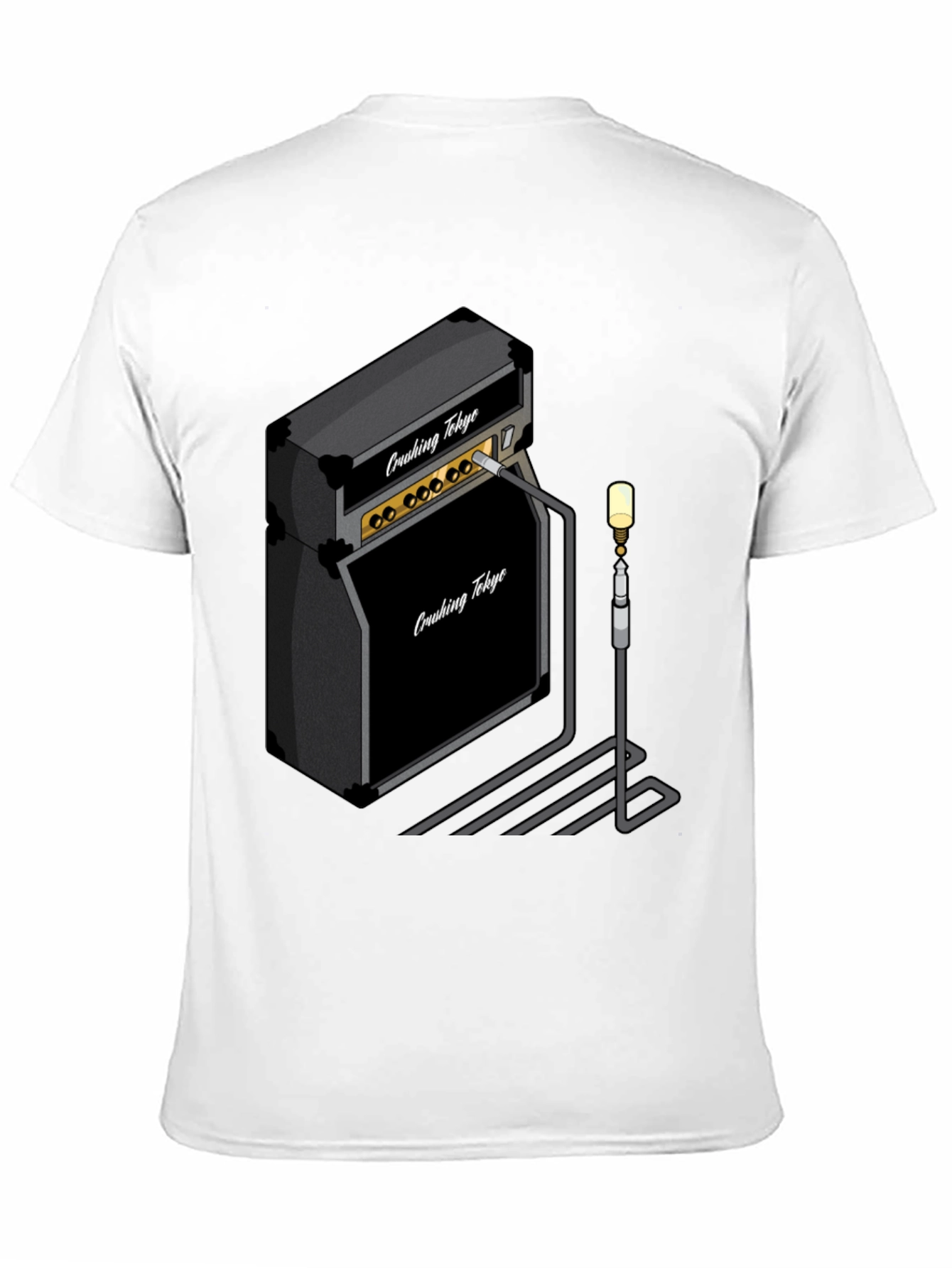 Black Crushing Tokyo Amp T-Shirt - Black Graphic Tee view 11