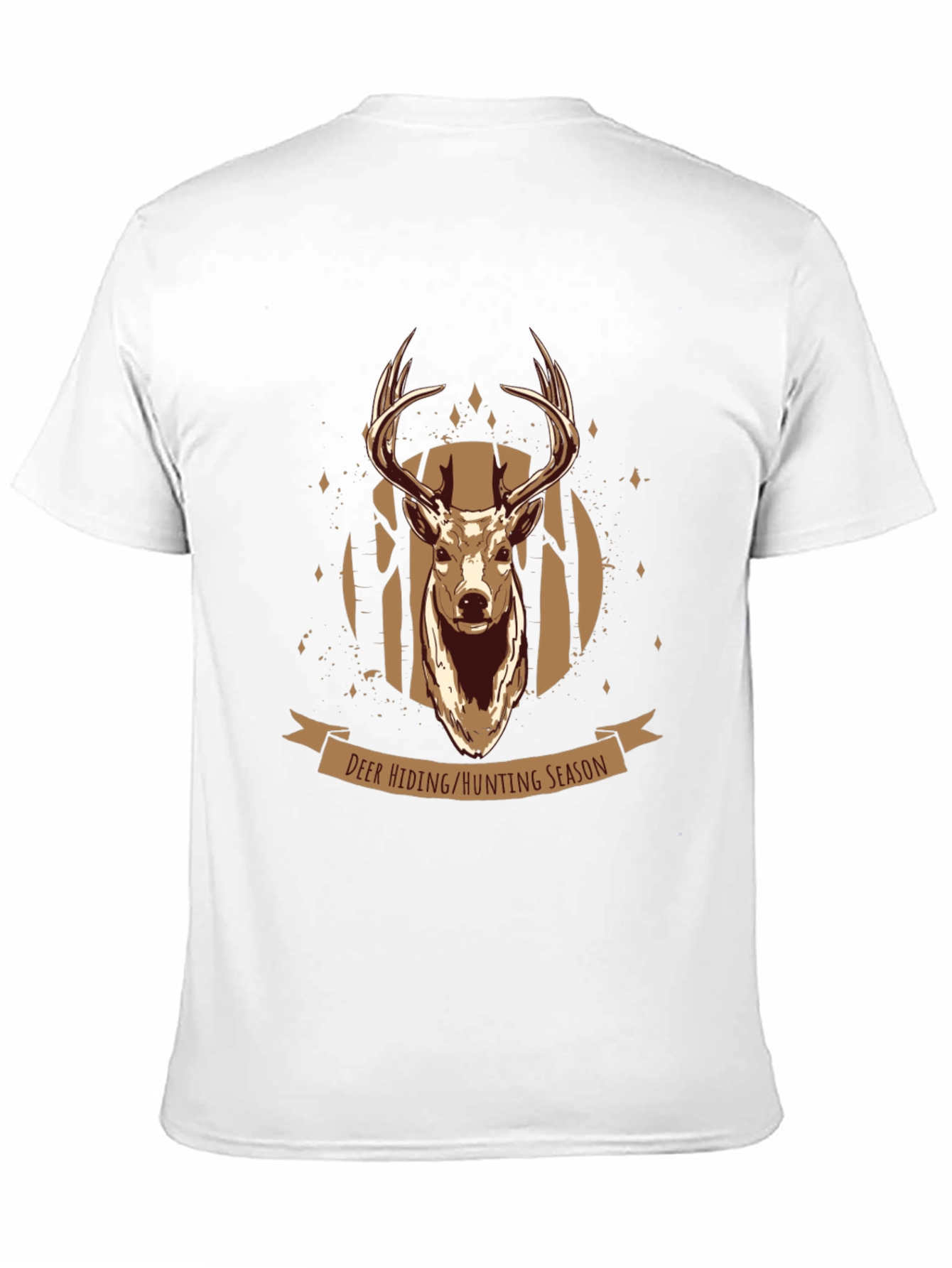 Black Deer Hunting Season Graphic Tee view 11