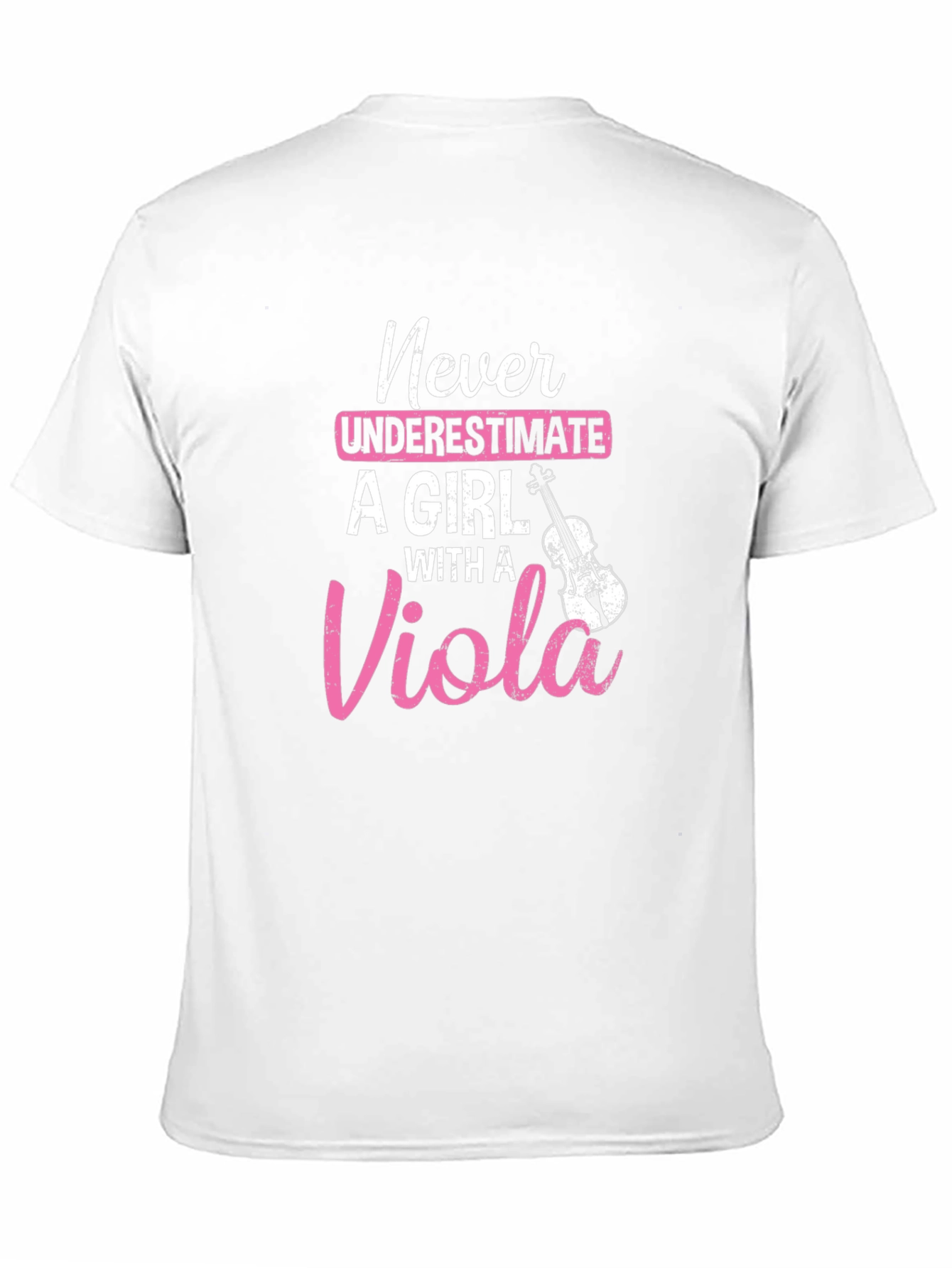 Black Never Underestimate A Girl With A Viola T-Shirt view 11