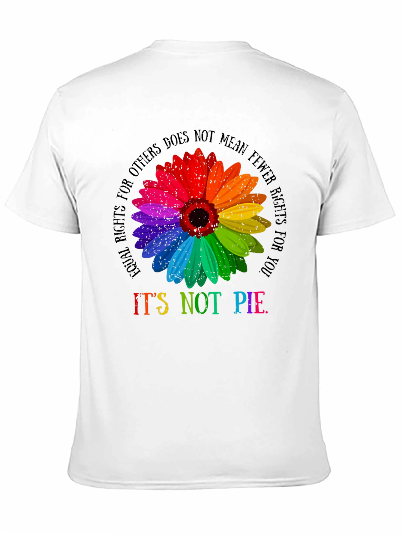 Black LGBTQ+ Rights Equality Sunflower Graphic Tee view 11