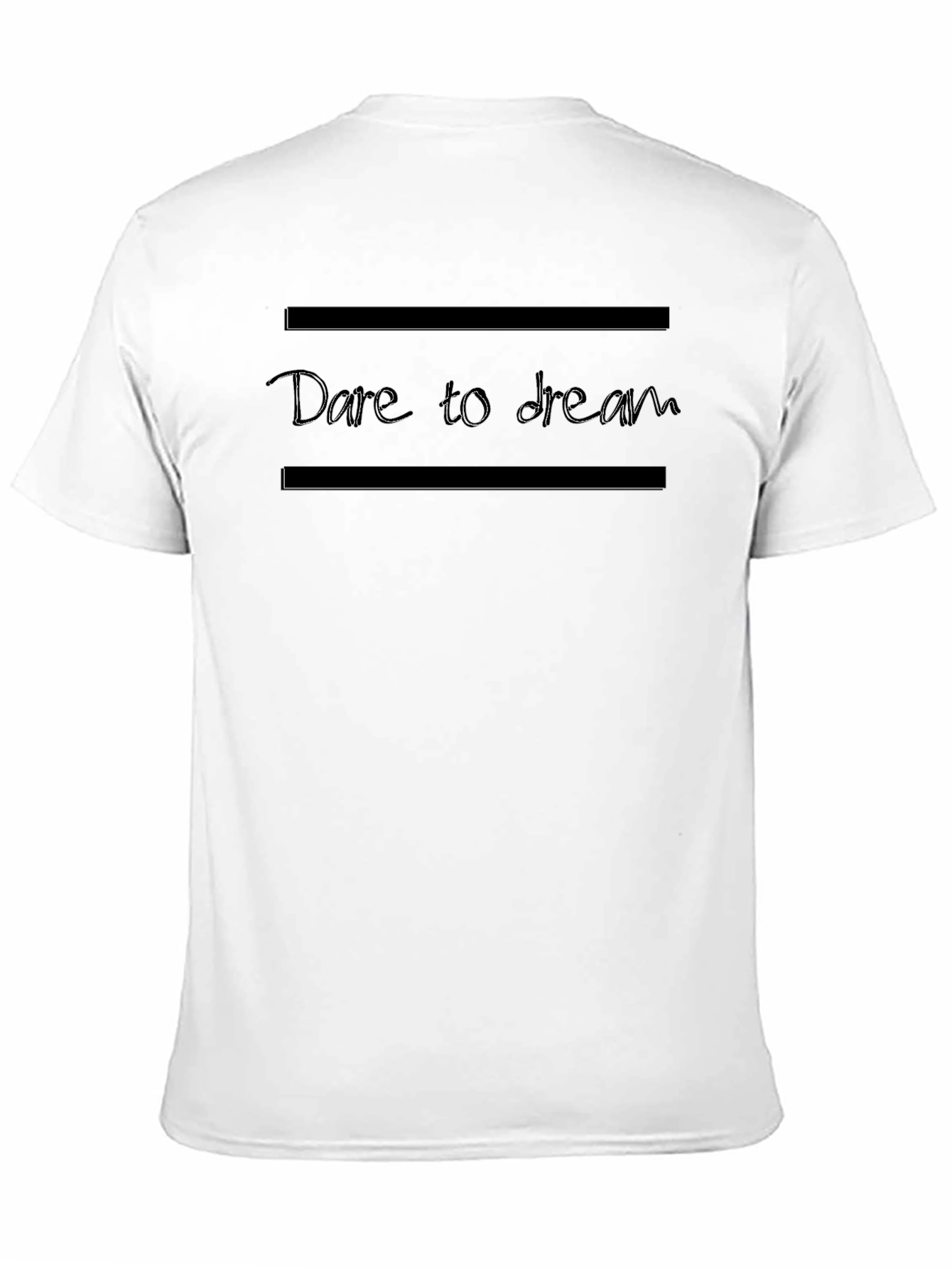 Black Dare to Dream Black Graphic Tee view 11