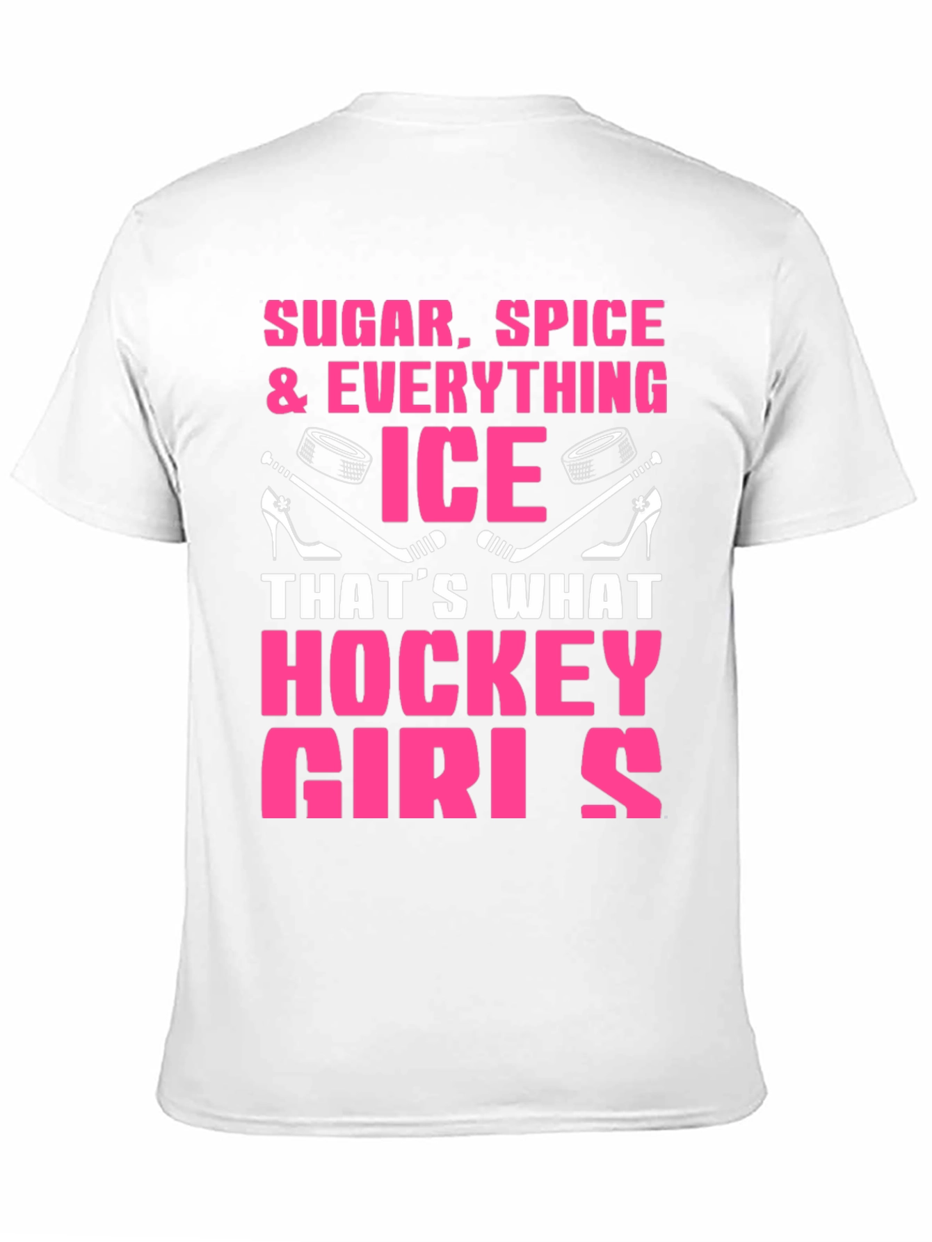 Black Sugar Spice Hockey Girls T-Shirt view 11
