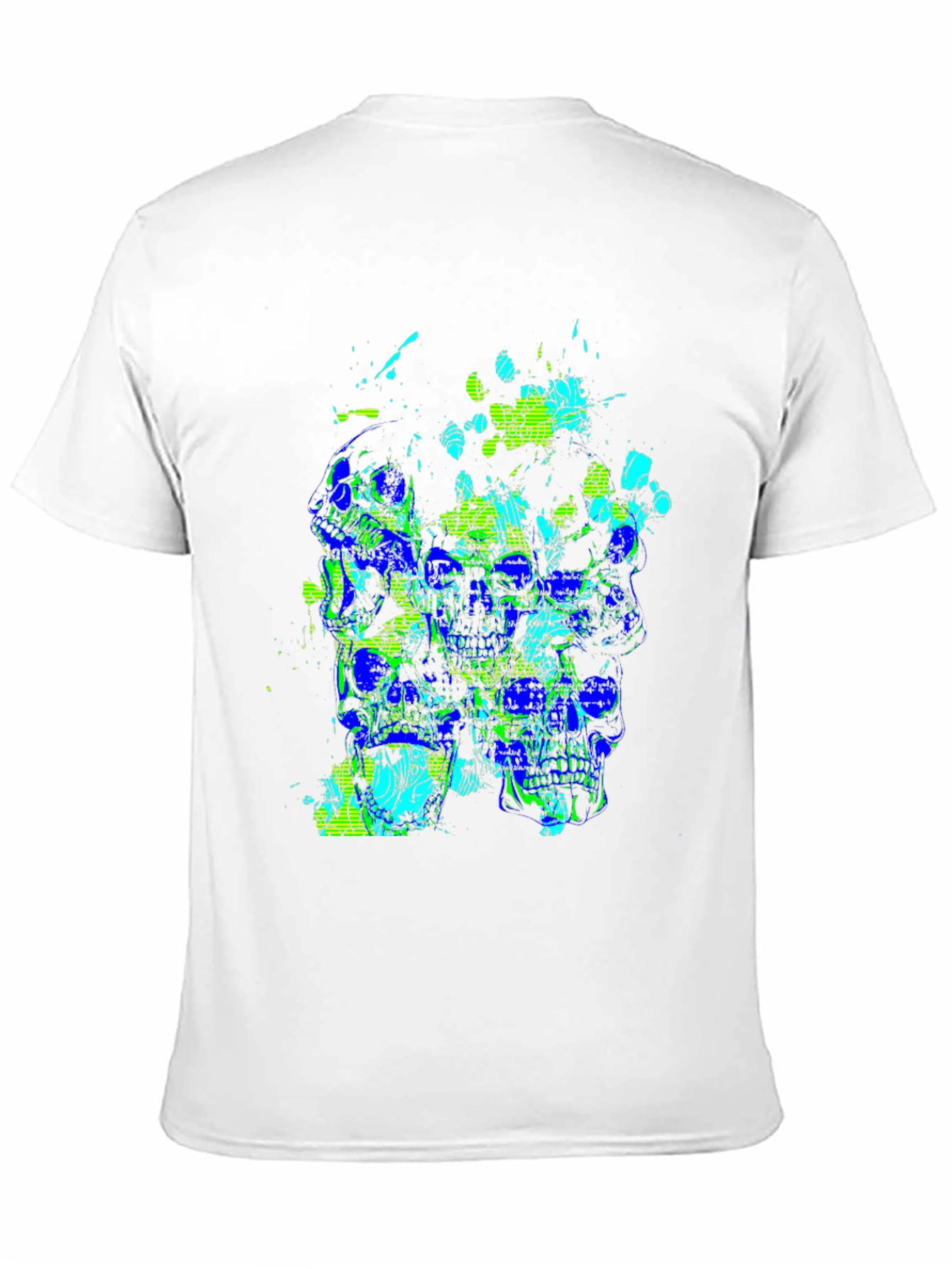 Black Skull Graphic Black T-Shirt view 11