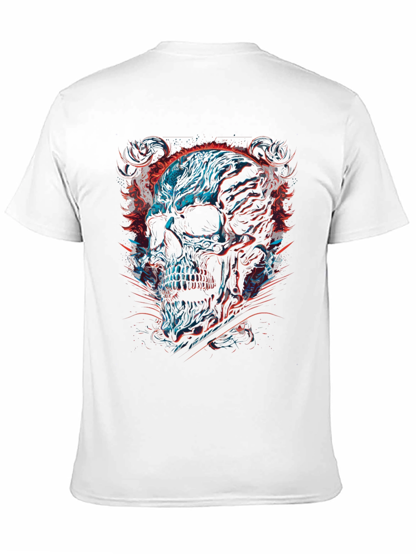 Black Skull Graphic Tee - Bold & Edgy Style view 11