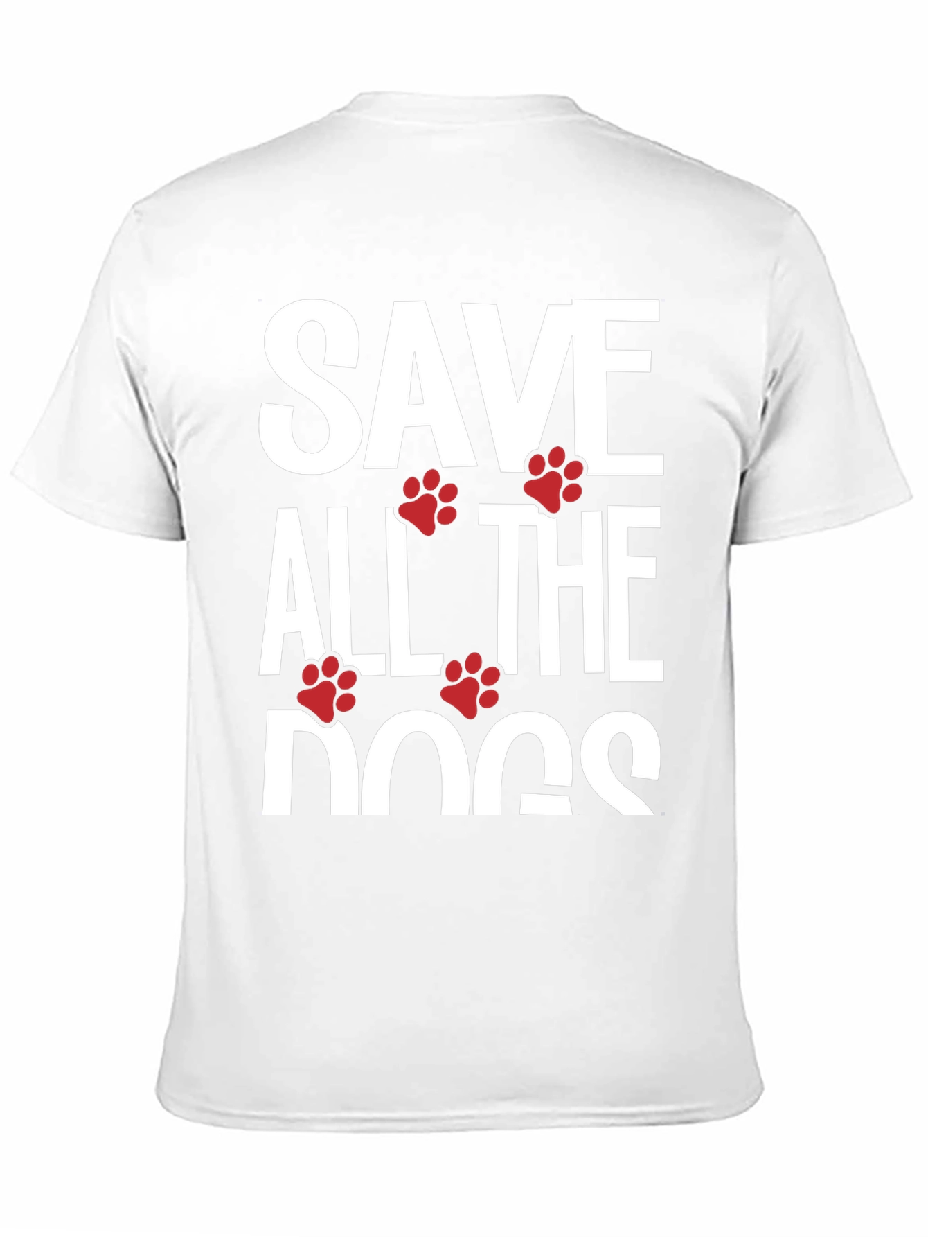Black Save All The Dogs T-Shirt - Animal Lover Tee view 11