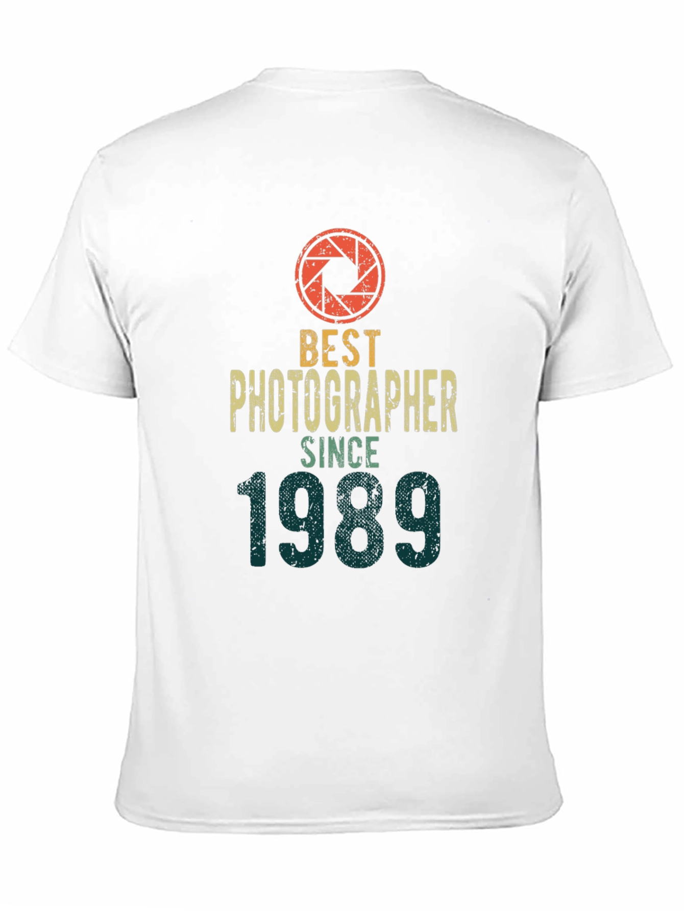 Black Best Photographer Since 1989 T-Shirt view 11